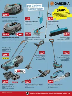 Bauhaus aktionen ab 23.03.2026 gültig | Seite: 15 | Produkte: Bürste, Ladegerät, Bosch