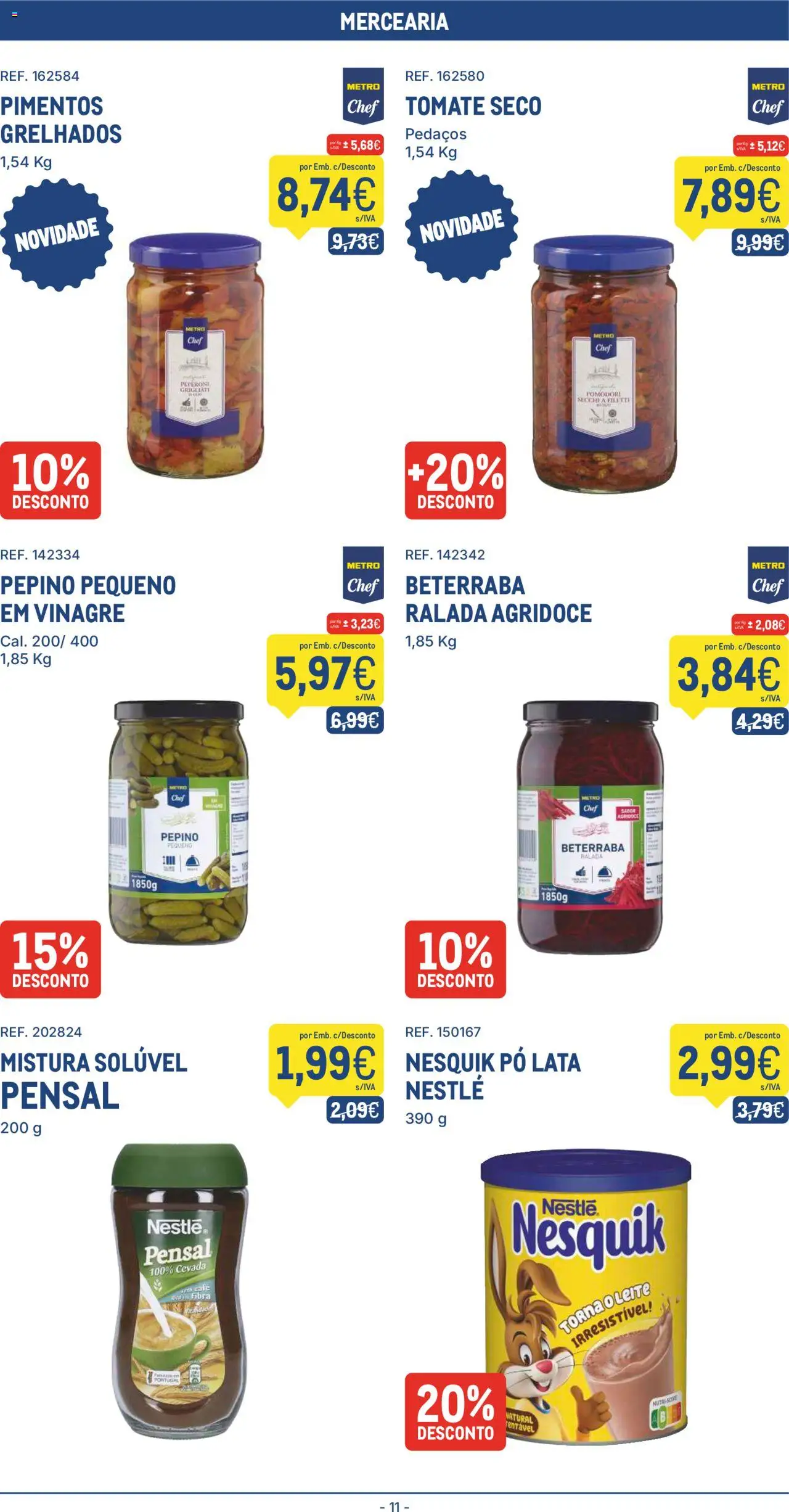 Makro folheto │ válido de 12.08.2025 | Página: 11 | Produtos: Beterraba, Pó, Nestlé, Tomate
