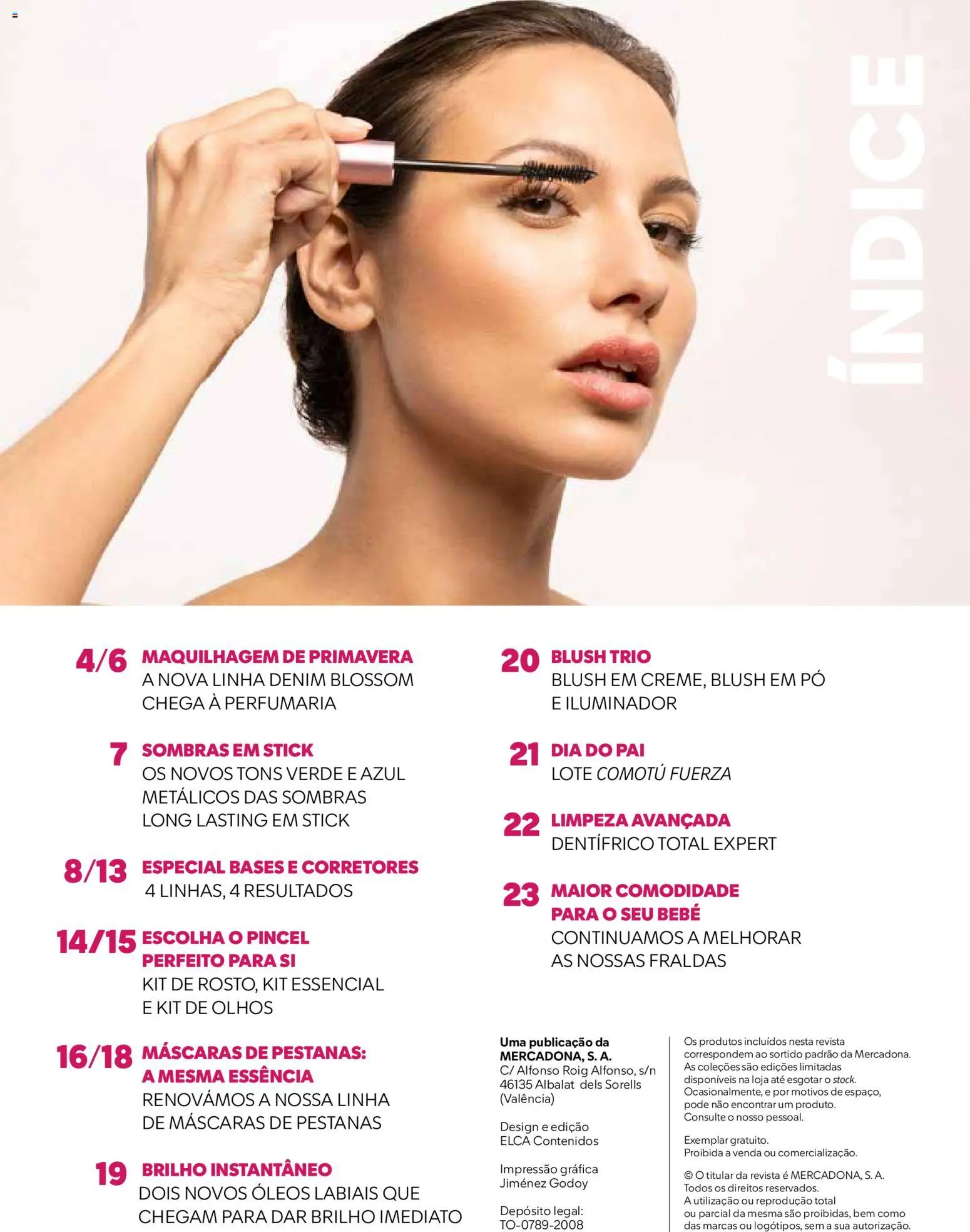 Mercadona folheto │ válido de 01.02.2026 | Página: 3 | Produtos: Iluminador, Blush, Pincel, Sombras
