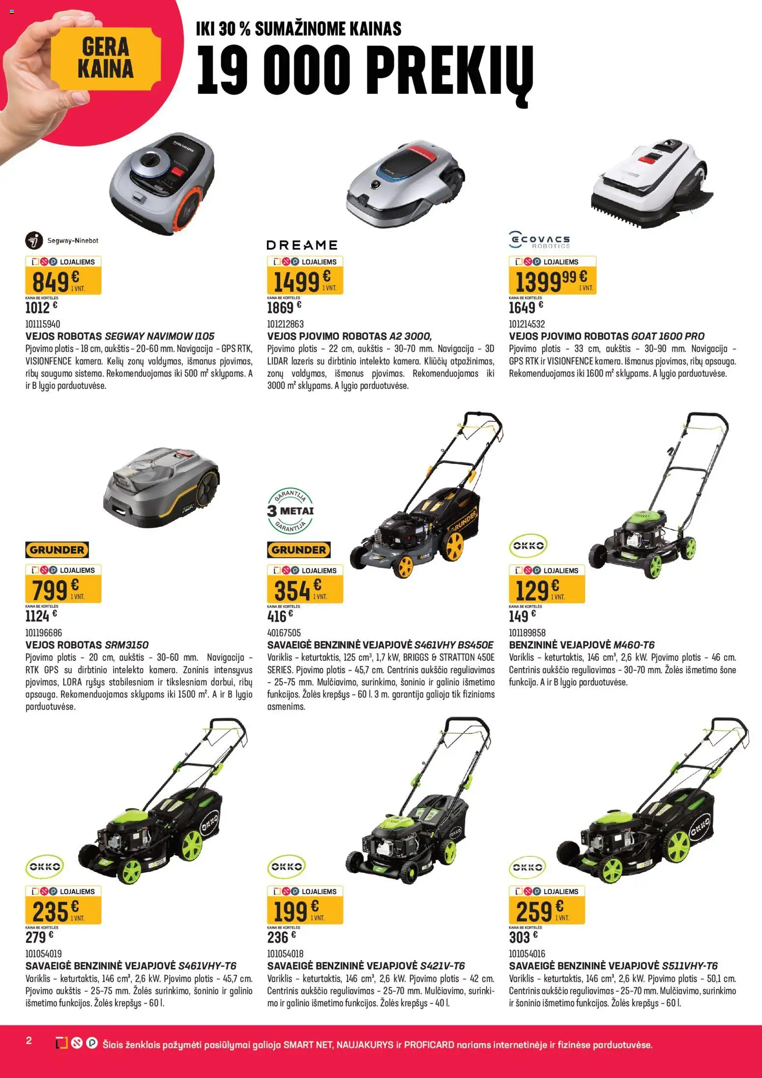 Senukai akcijos nuo 30.04.2026 | Puslapis: 2 | Prekių: Robotas, Krepšys
