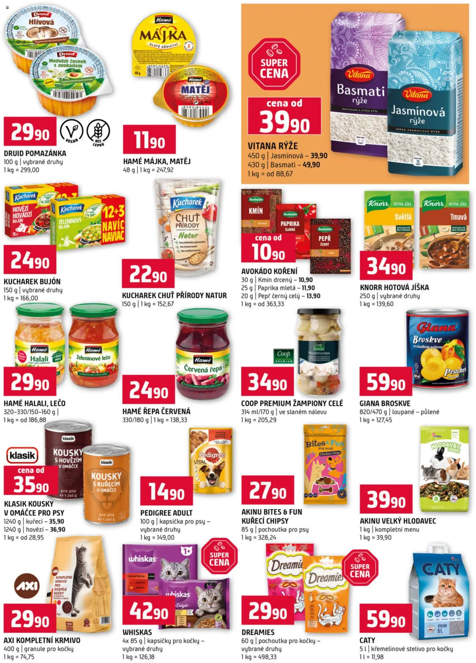 Terno leták - Blatná, Strakonice od 28.01.2026 | Strana: 11 | Produkty: Whiskas, Basmati, Česnek, Pochoutka pro psy