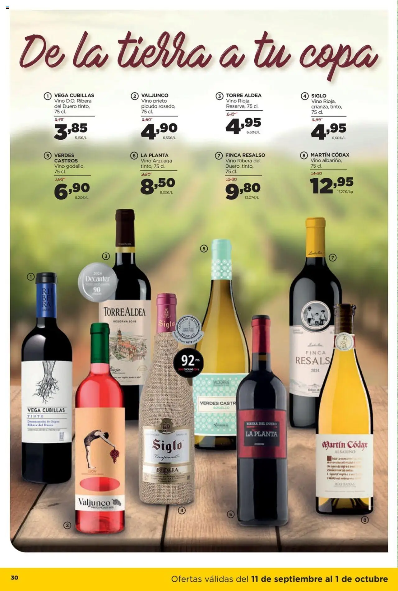 Alimerka folleto Asturias │ válido desde el 11.09.2025 | Página: 30 | Productos: Vino