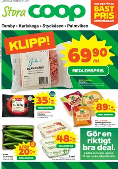 Stora Coop - erbjudanden - Förhandsvisning av reklamblad från butik Stora Coop aktuell från 03.11.2025