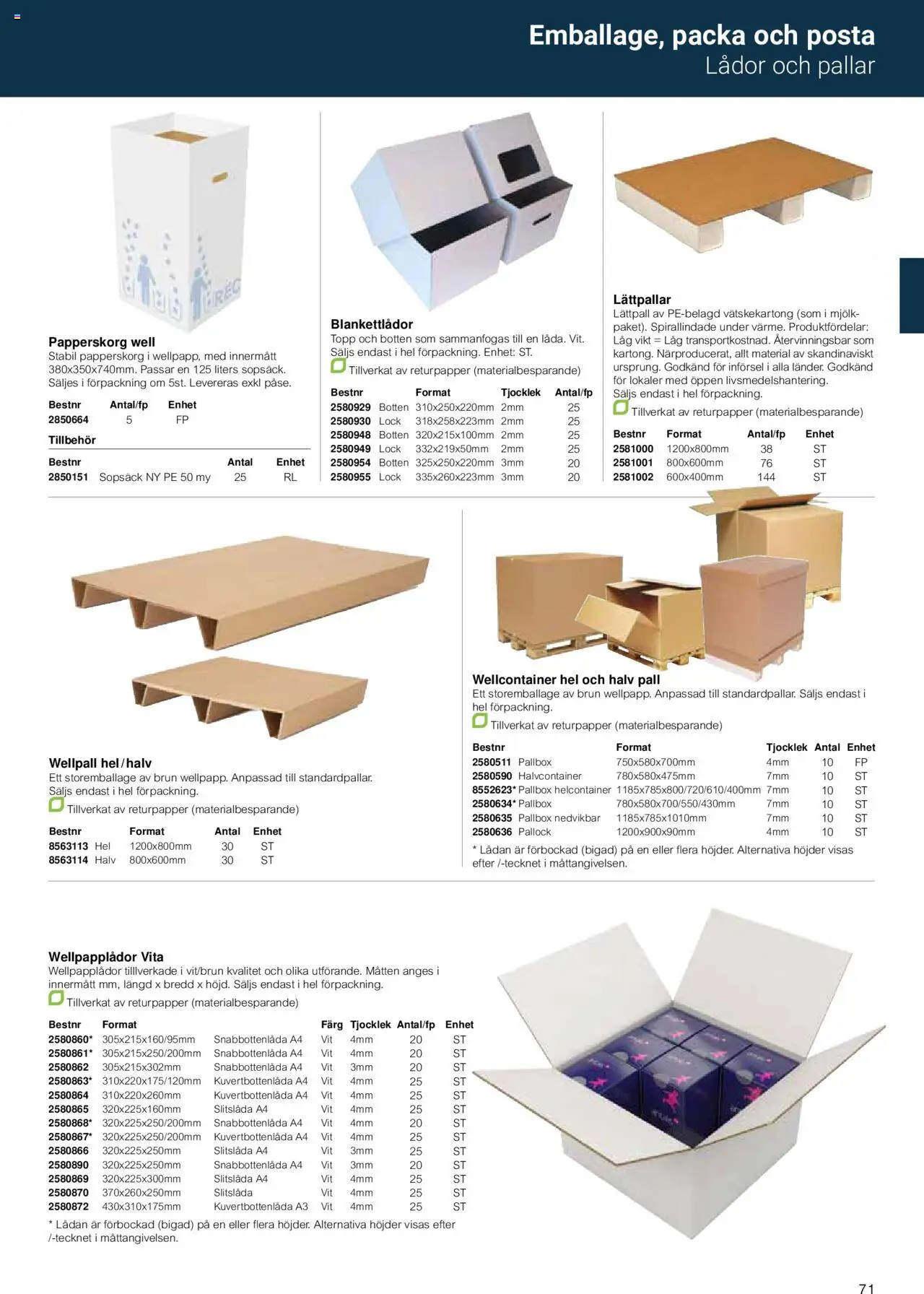 Office Depot reklamblad aktuell från 15.02.2024 | Sida: 73 | Produkter: Pall, Mjölk, Topp, Papperskorg