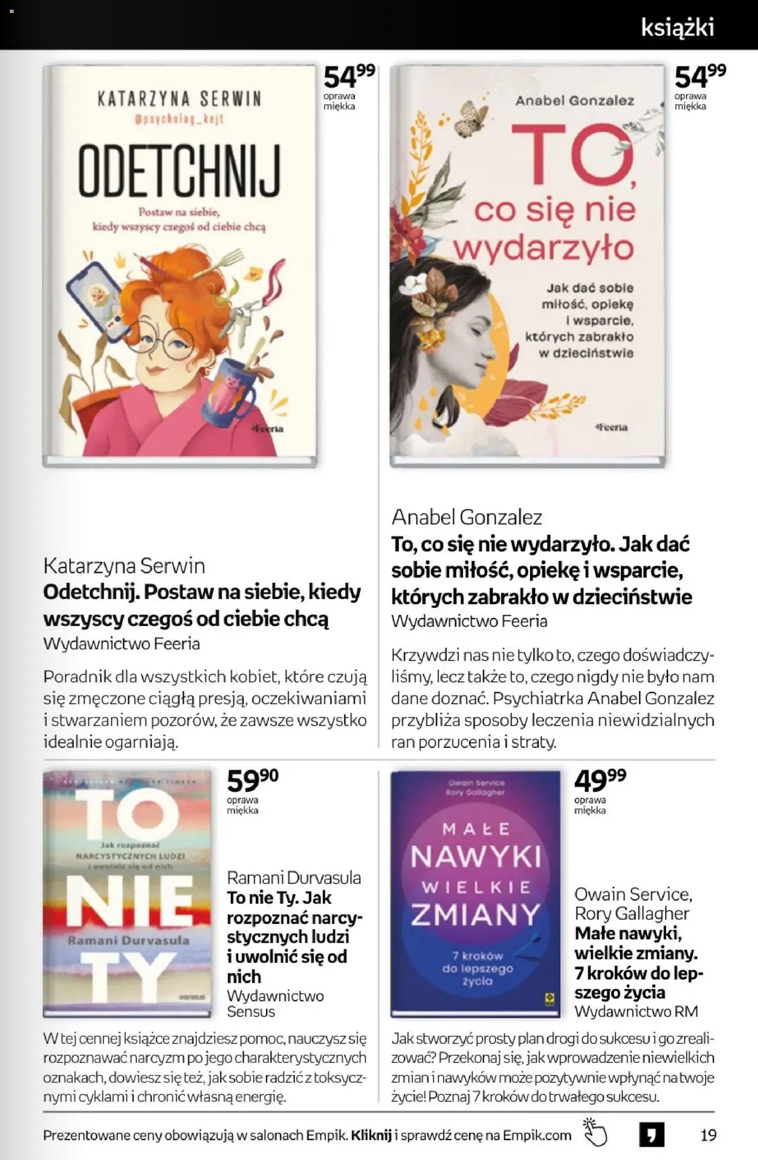 Empik promocje - Tom kultury Książki od 14.01.2026 | Strona: 19 | Produkty: Książki