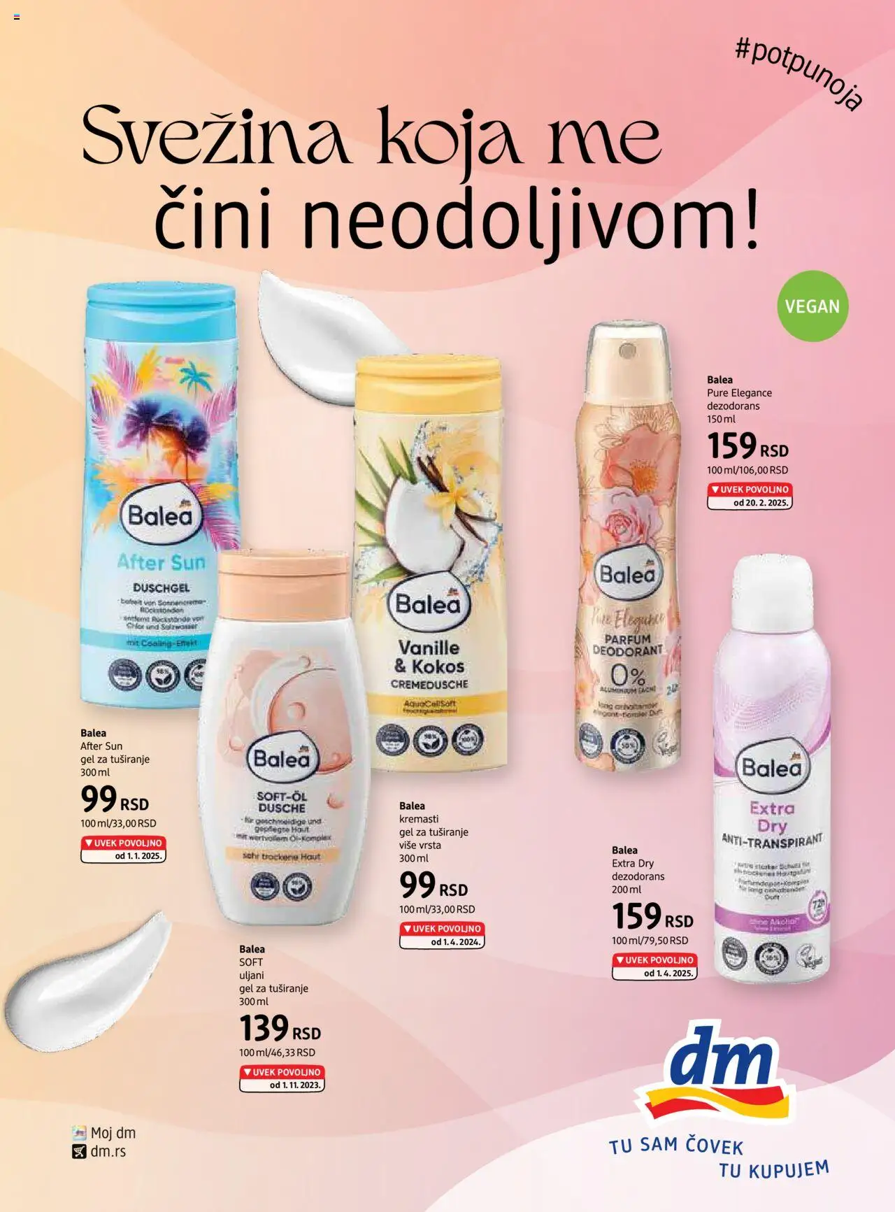 DM Drogerie katalog - važi od 05.08.2025 | Strana: 24 | Proizvode: Gel za tuširanje, Dezodorans