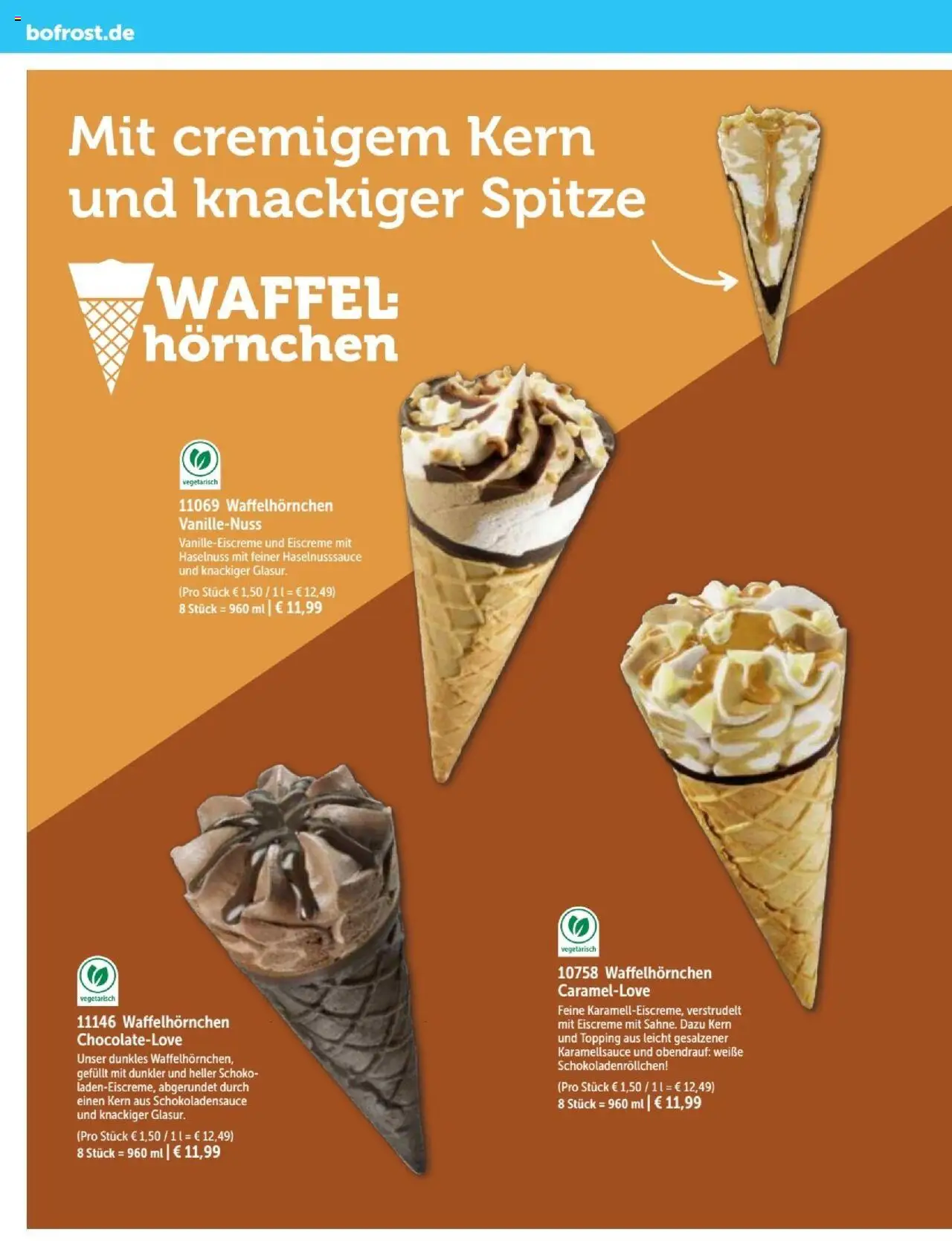 Bofrost Katalog – gültig ab 07.09.2025 | Seite: 18 | Produkte: Eiscreme