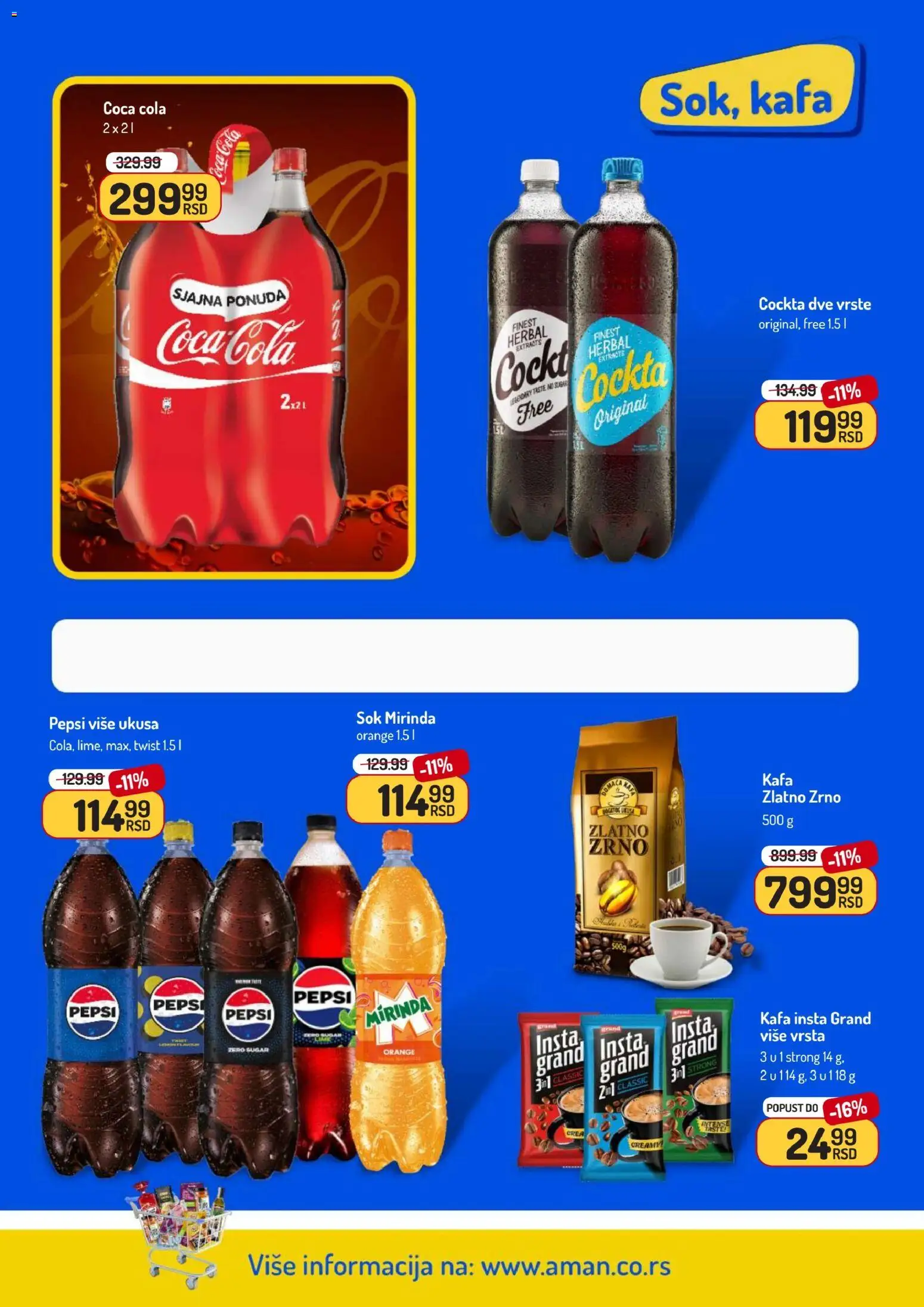 Aman katalog - važi od 02.03.2026 | Strana: 34 | Proizvode: Kafa, Sok, Pepsi