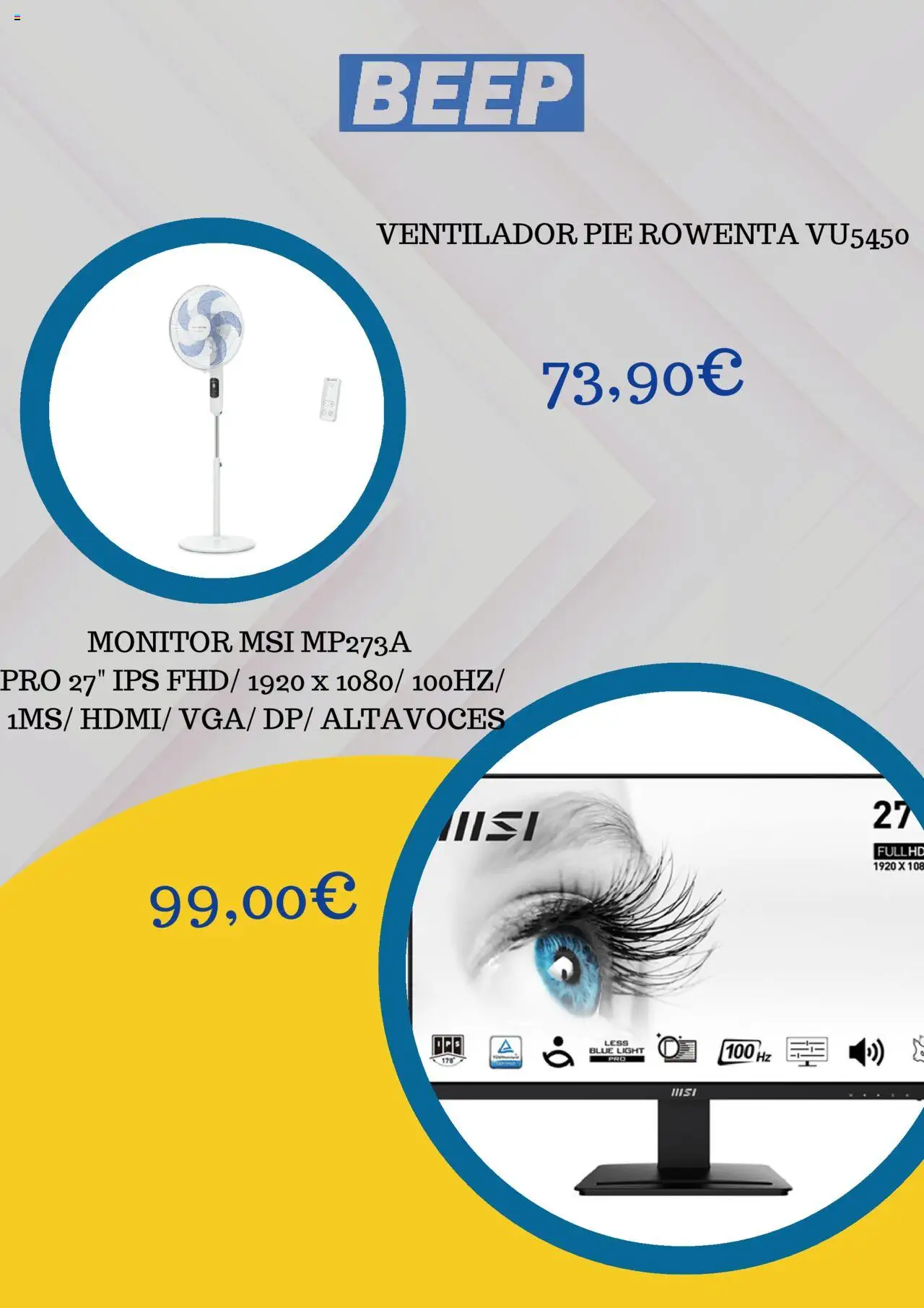 Beep folleto │ válido desde el 15.08.2025 | Página: 4 | Productos: Monitor, Ventilador