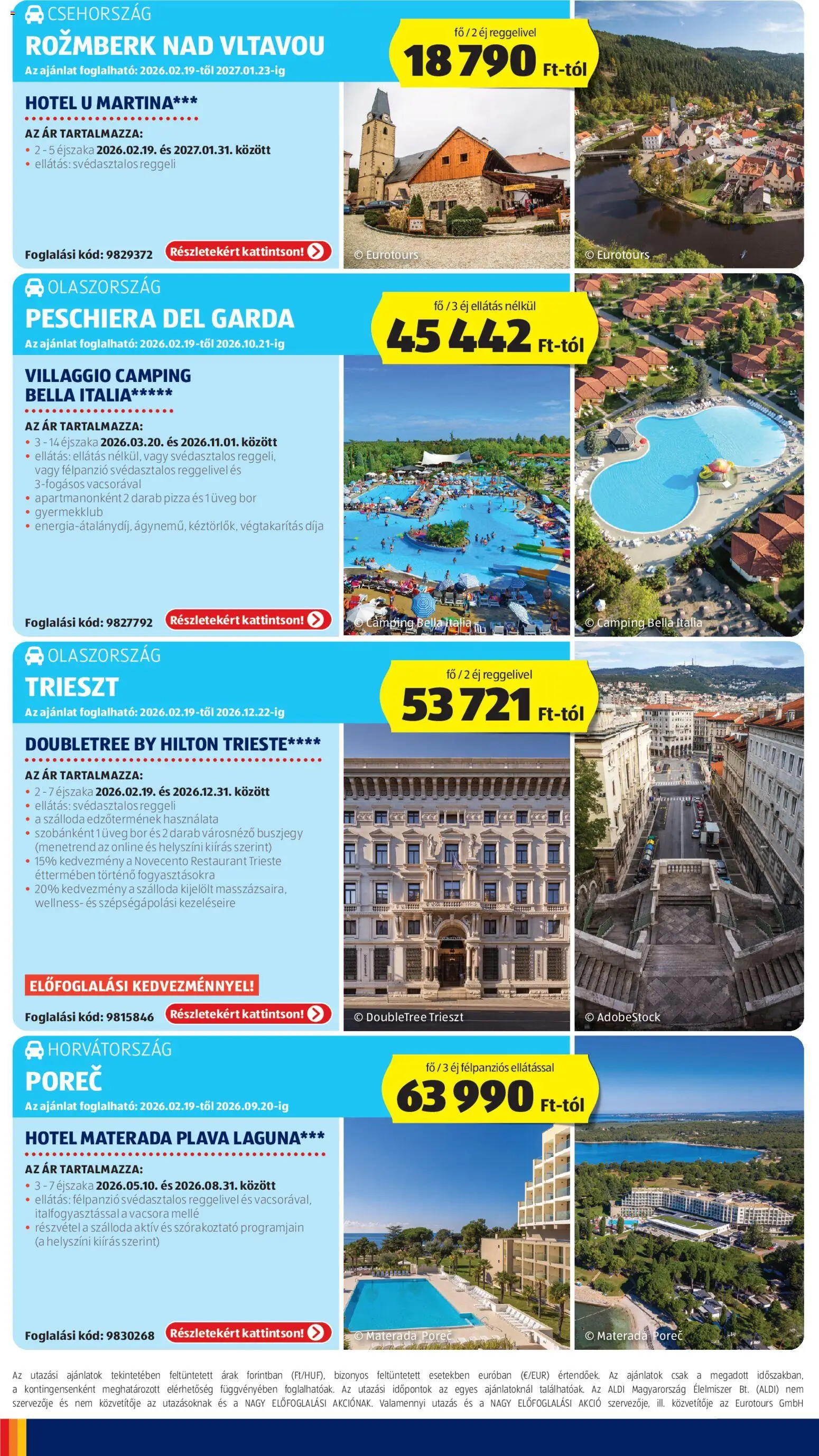 Aldi akciós ujság - amely érvényes a következő dátumtól: 19.02.2026 | Oldal: 48 | Termékek: Pizza, Bor