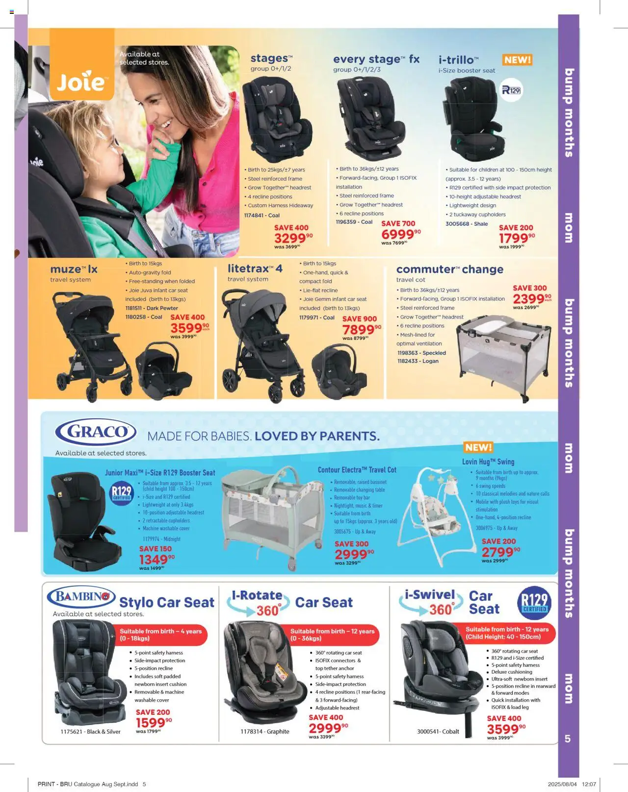 Babies R Us Specials │ valid from 21.08.2025 | Page: 4 | Products: Frame, Timer, Table, Changing table