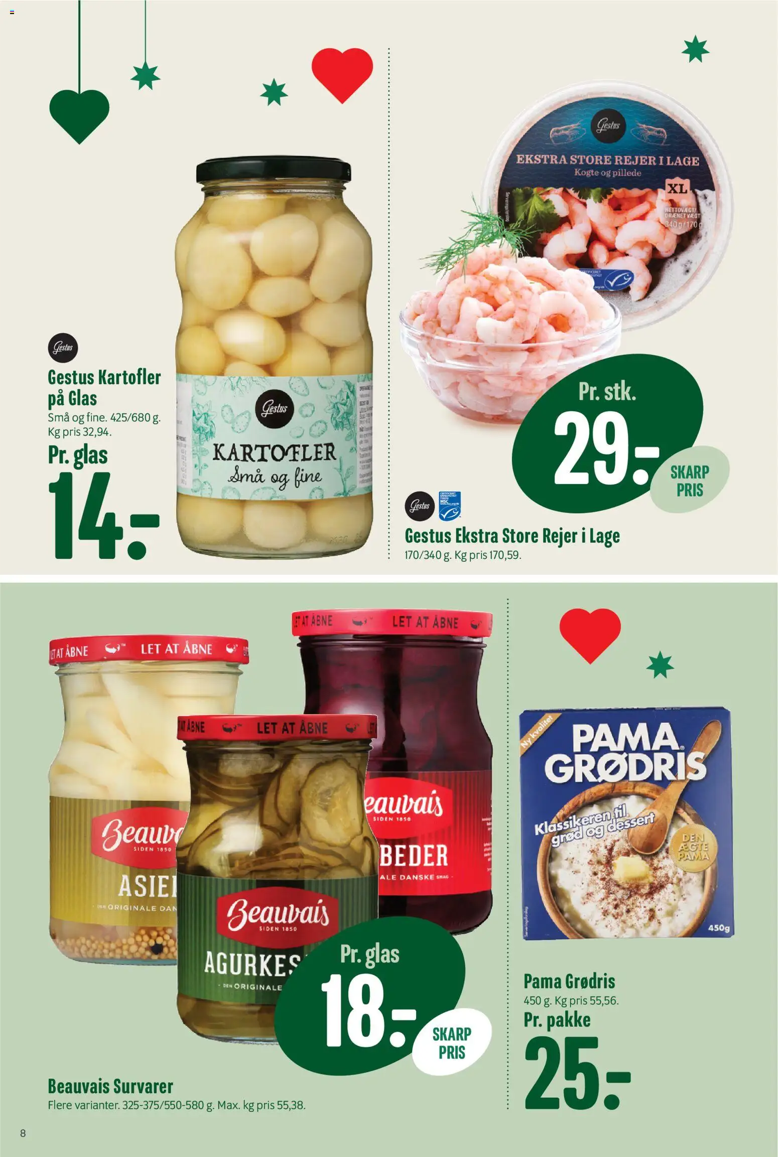 Min Købmand tilbudsavis – gyldig fra 07.11.2025 | Side: 8 | Produkter: Kartofler, Rejer