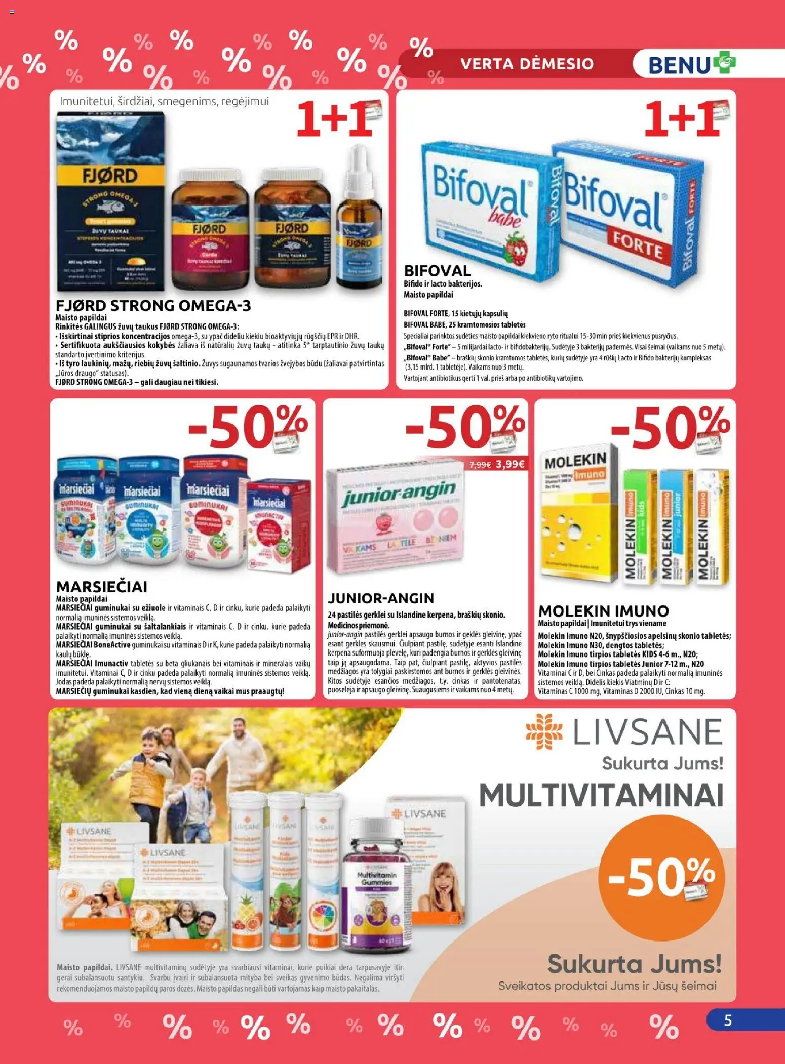 BENU akcijos nuo 01.12.2025 | Puslapis: 5 | Prekių: Guminukai