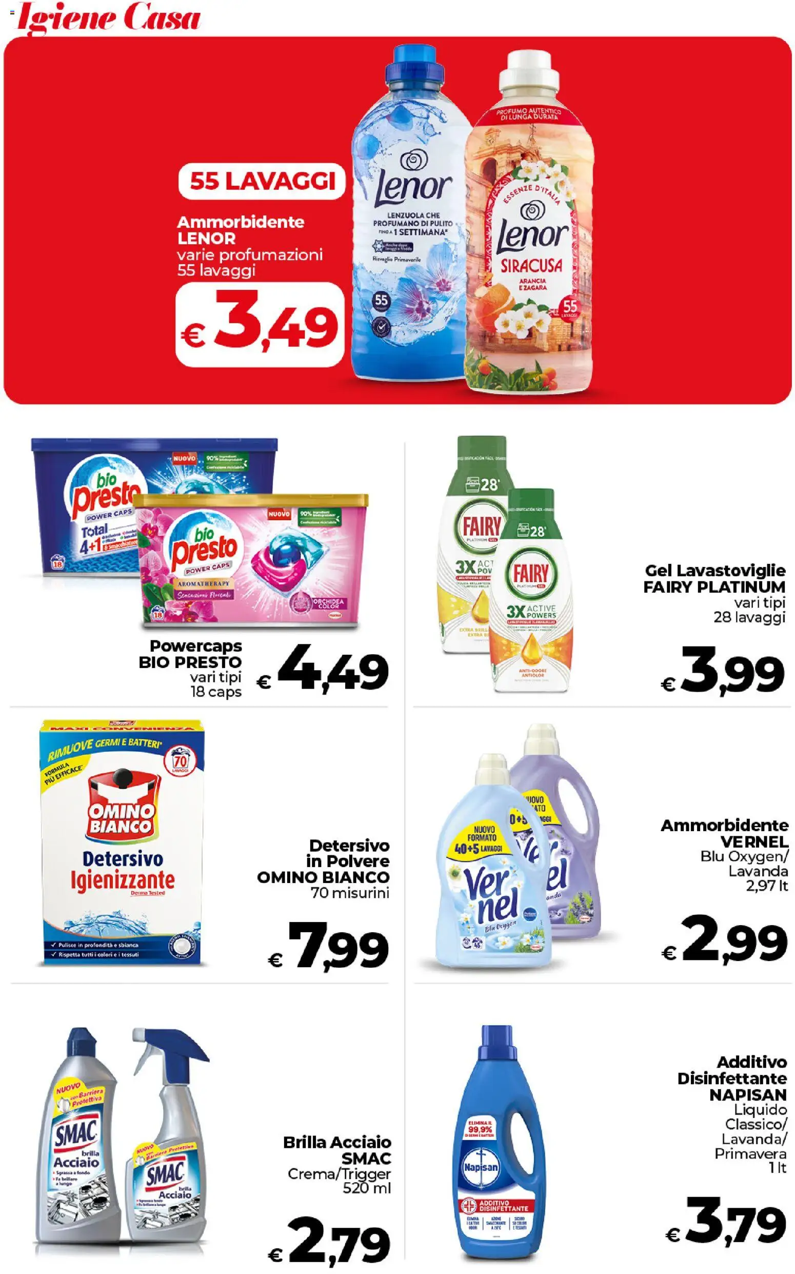 Volantino COOP del 27.01.2026 | Pagina: 40 | Prodotti: Ammorbidente, Orchidea, Lenzuola, Profumo