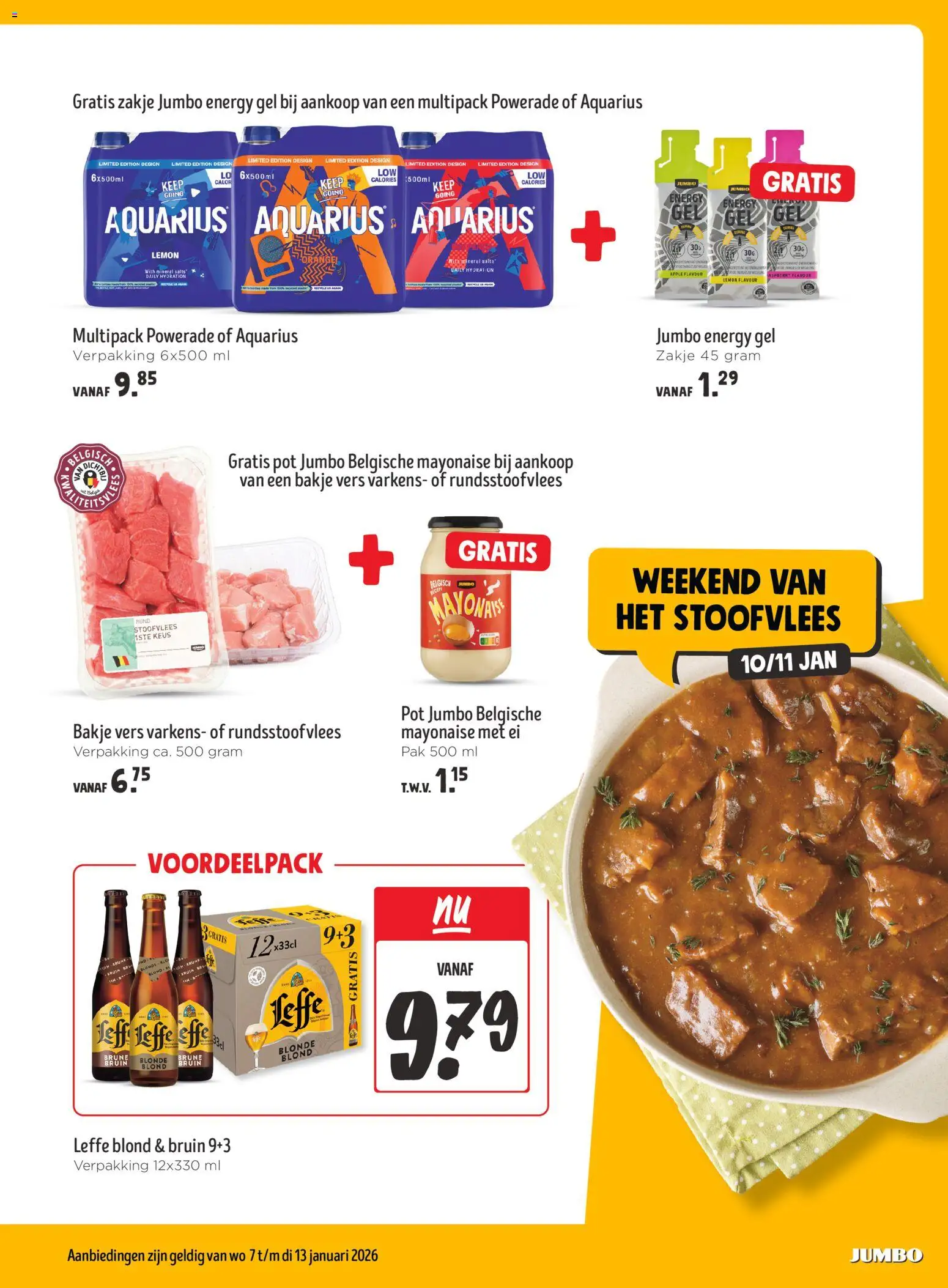 {H1} | Pagina: 11 | Producten: Stoofvlees, Gel, Keksajt, Pot