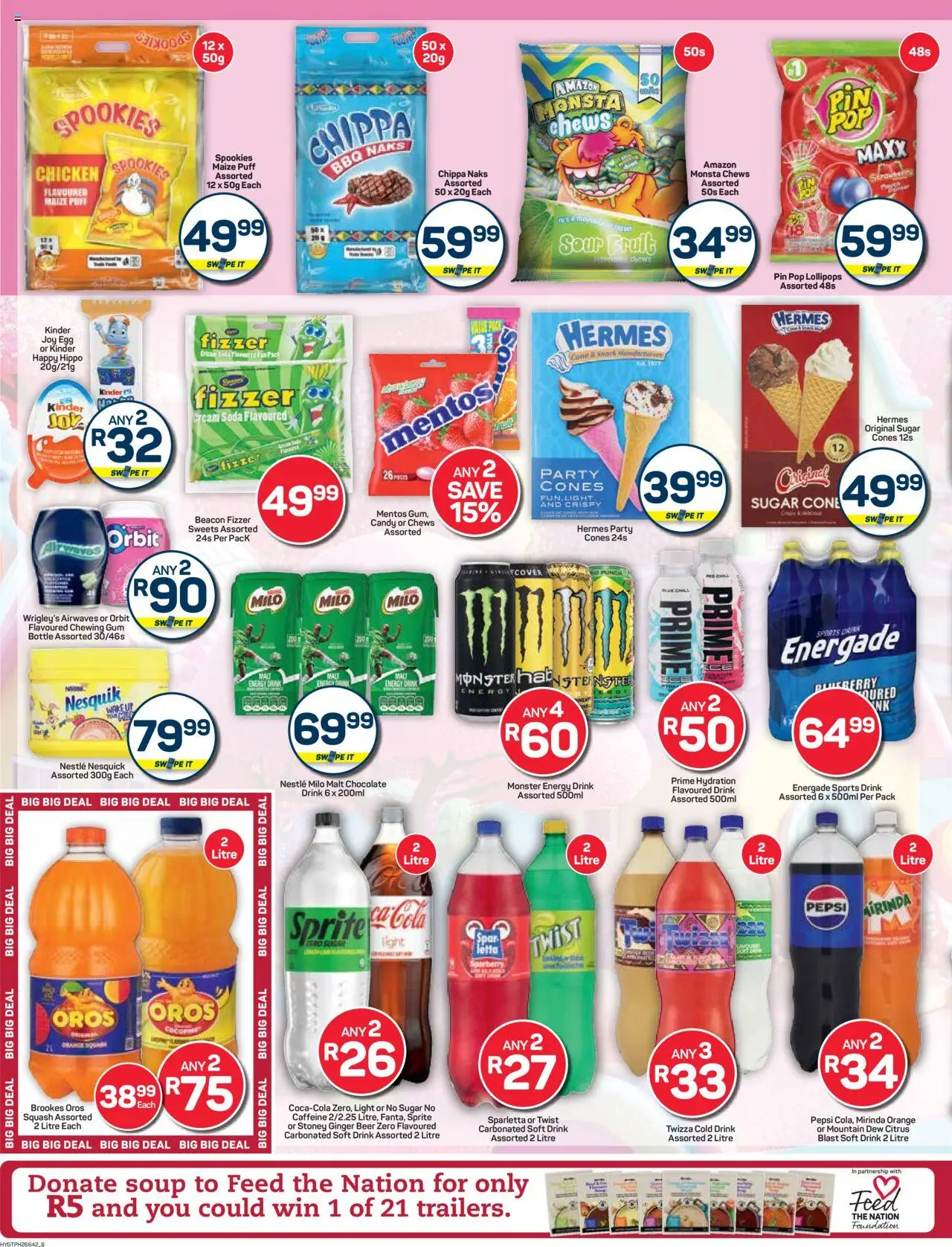 Pick n Pay Inland provinces - Hyper Birthday Specials │ valid from 23.06.2025 | Page: 8 | Products: Light, Foundation, Chicken, Sprite