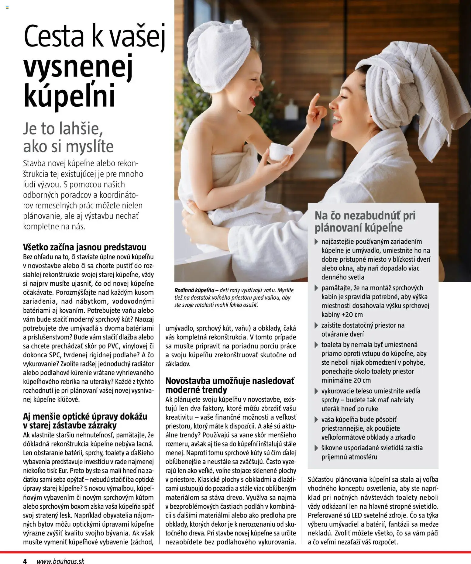 Nové Bauhaus akcie – leták je platný od 15.12.2025 | Strana: 4 | Produkty: Svietidlá, Kúpelňa, Zrkadlo, Sprchový kút
