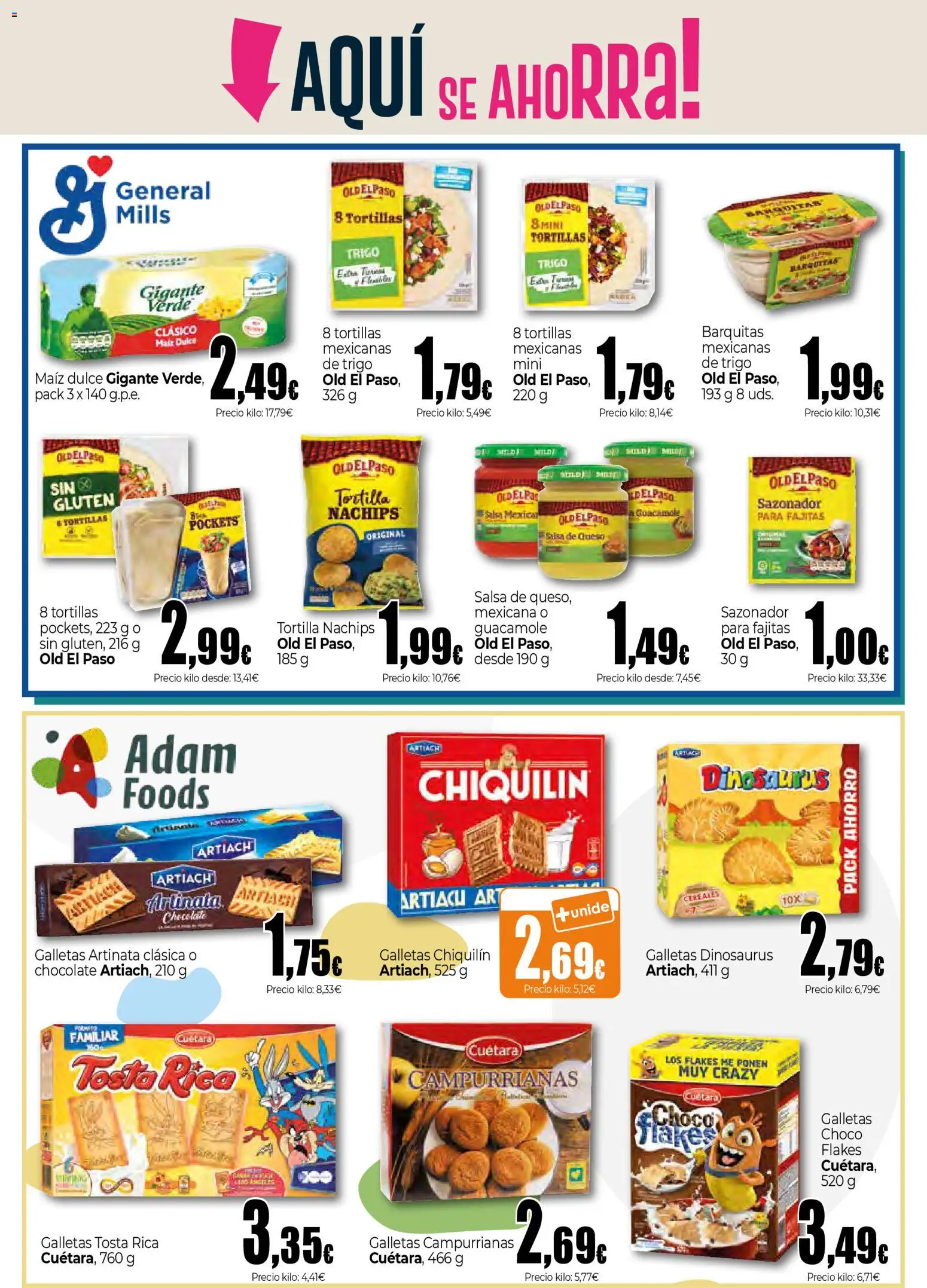 Unide folleto │ válido desde el 12.03.2026 | Página: 9 | Productos: General, Chocolate, Guacamole, Sazonador