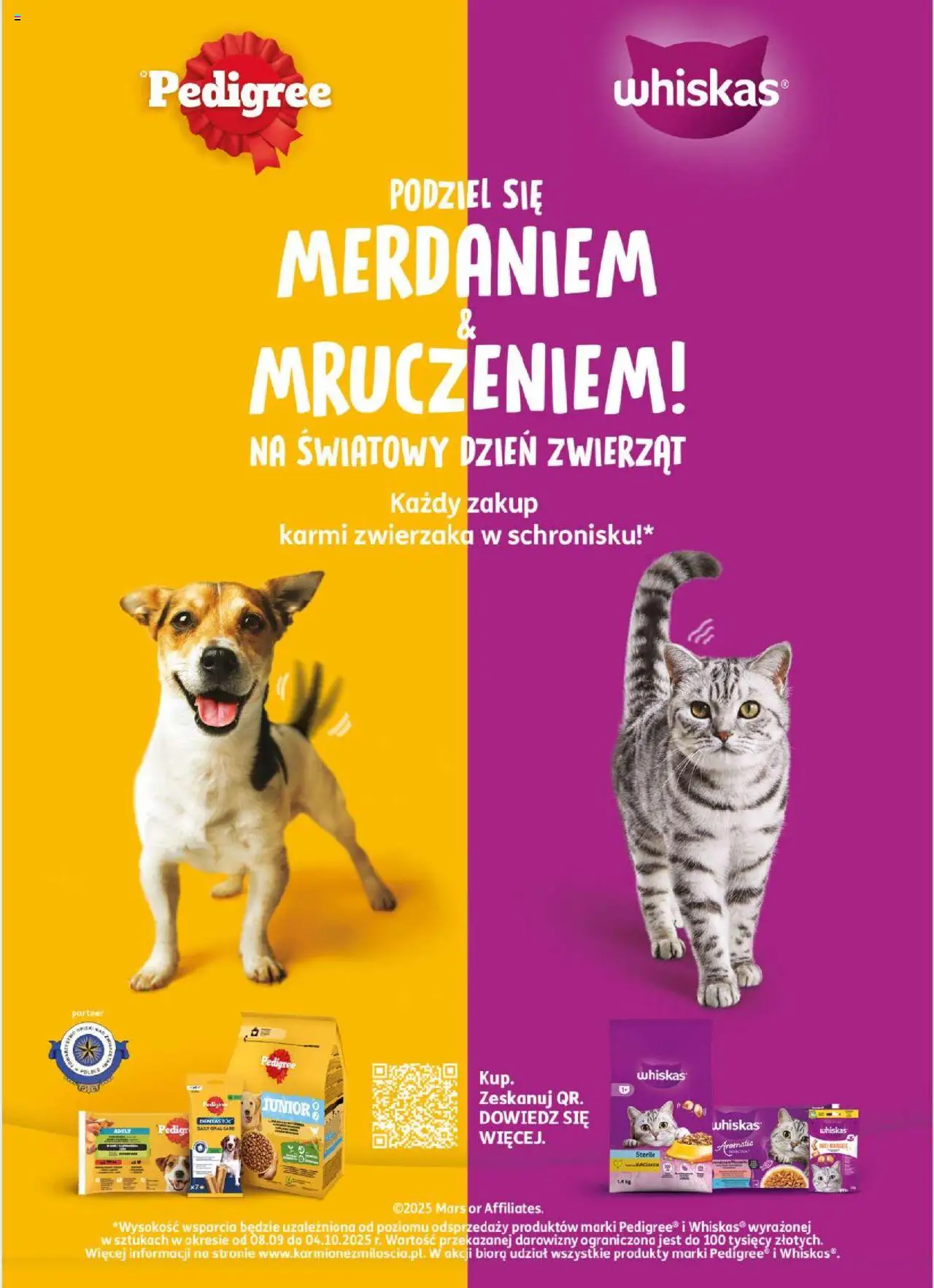 Intermarche Gazetka - Pedigree i Whiskas od 02.10.2025 | Strona: 1 | Produkty: Pedigree