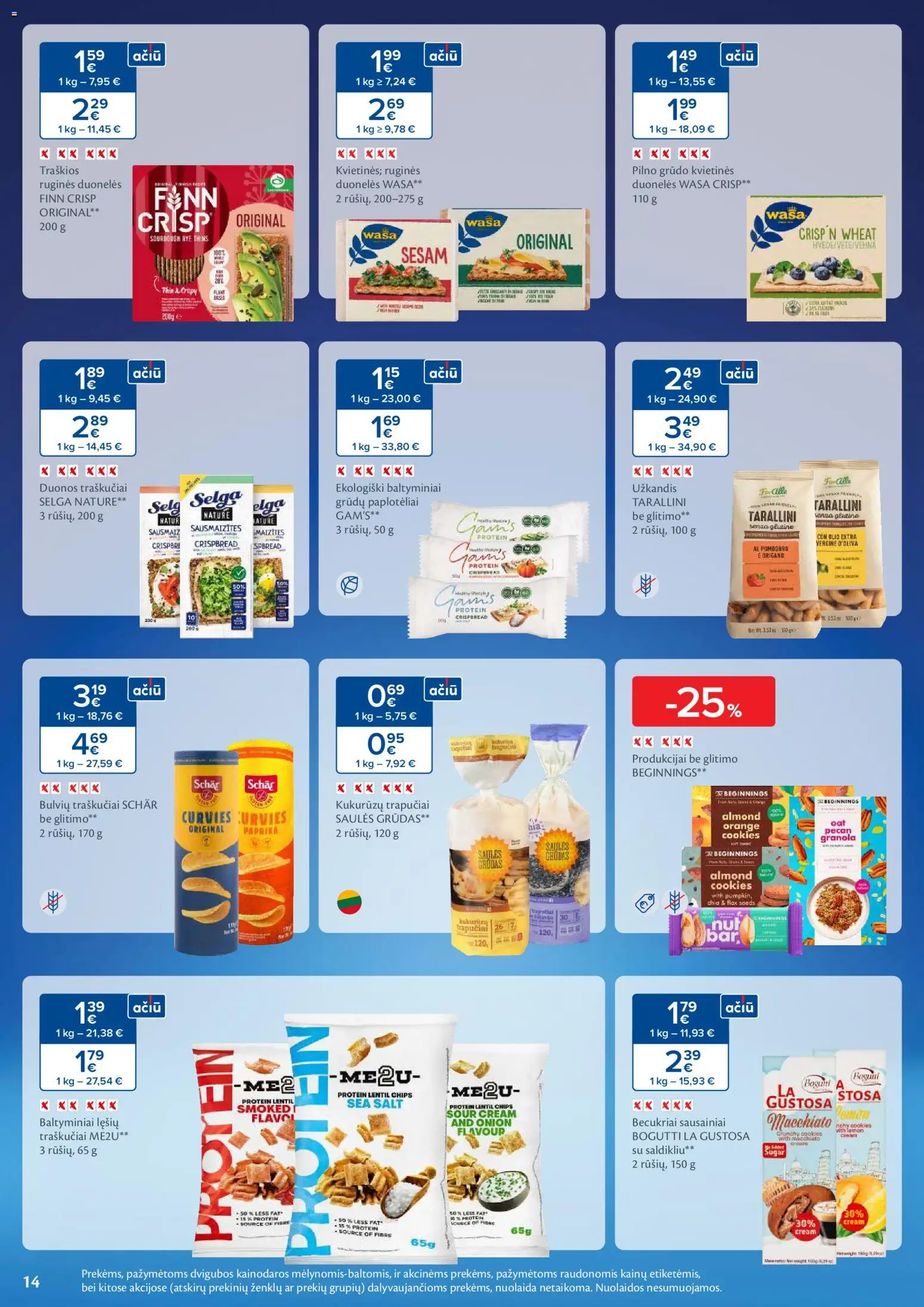 MAXIMA akcijos nuo 06.01.2026 | Puslapis: 14 | Prekių: Sausainiai, Paprika, Traškučiai