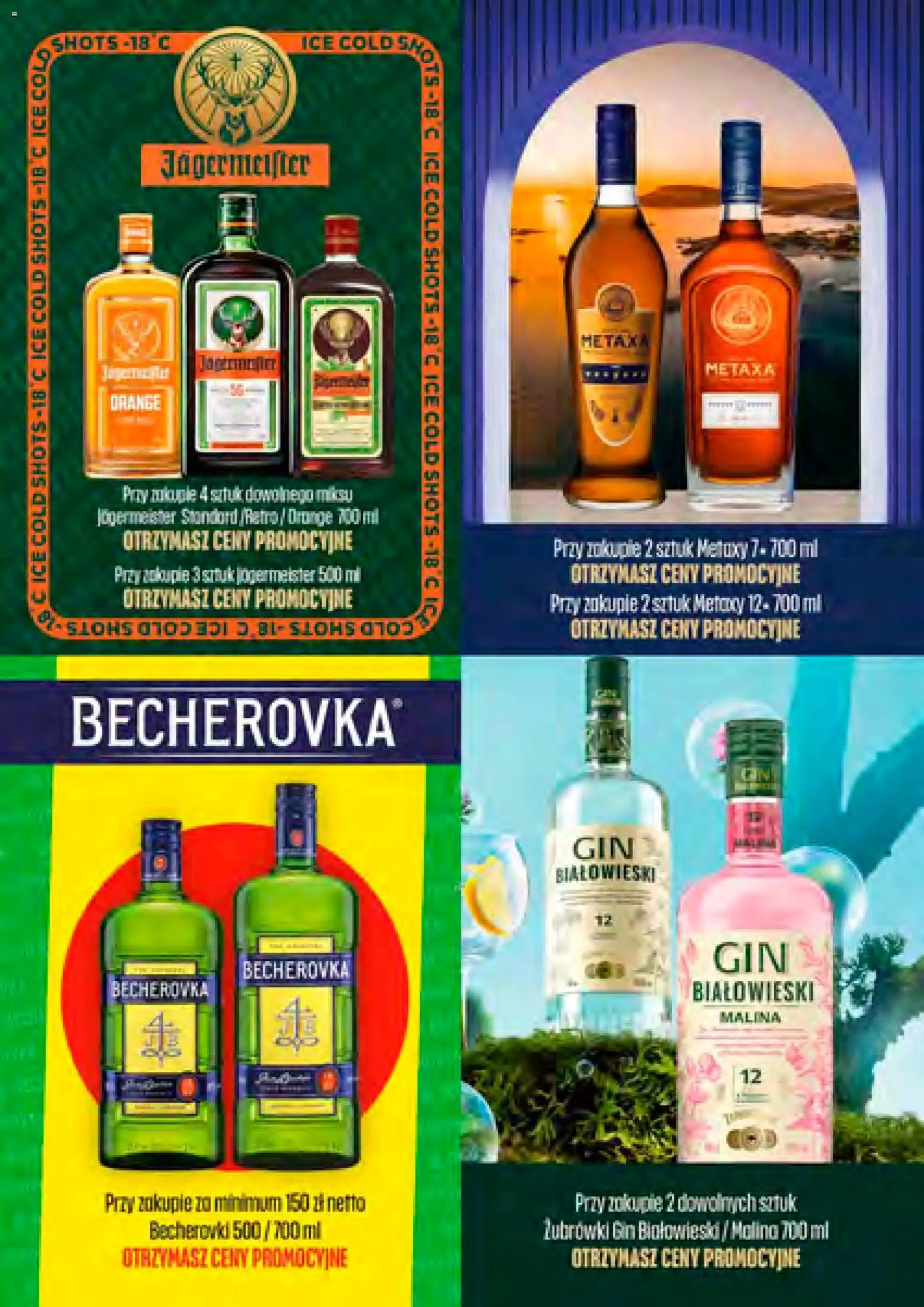Eurocash Gazetka - Katalog Alkoholowy 12 od 01.12.2025 | Strona: 31 | Produkty: Malina, Metaxa, Becherovka, Gin