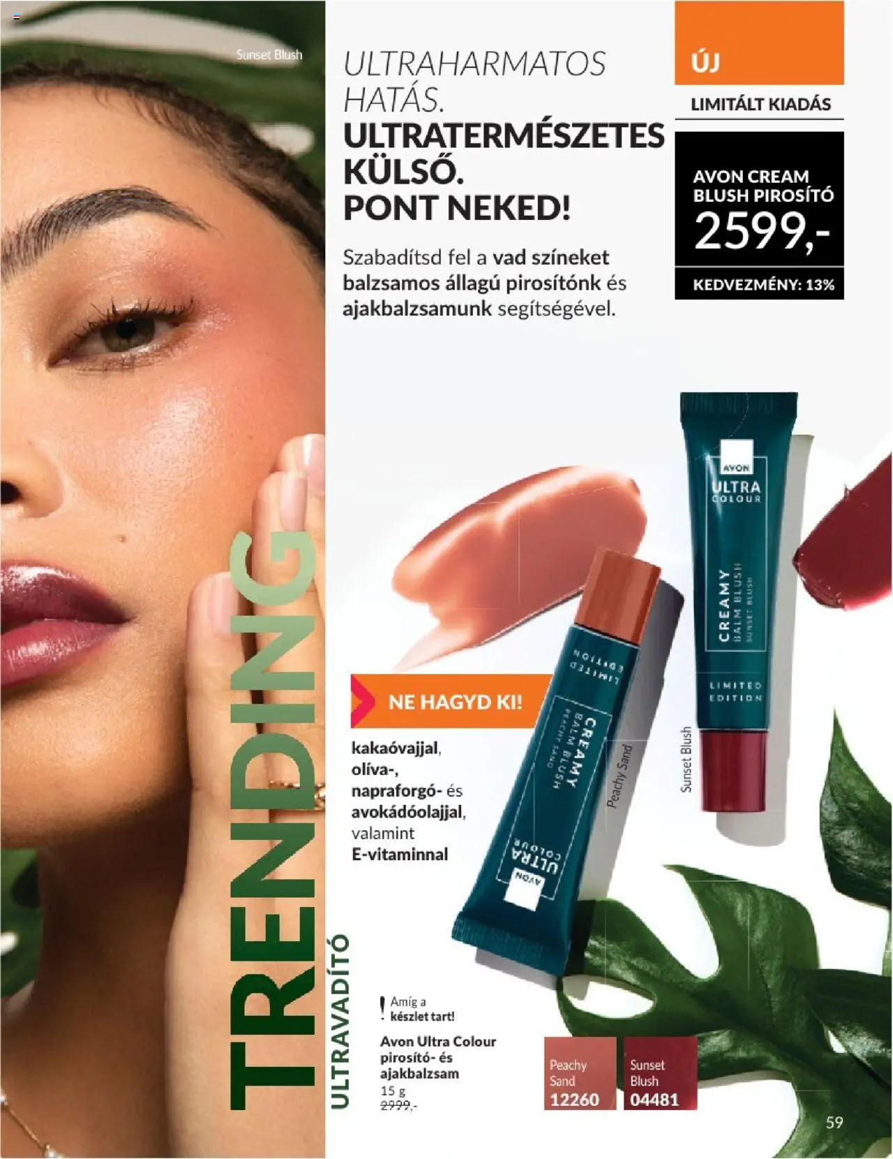 Avon akciós ujság - amely érvényes a következő dátumtól: 01.08.2025 | Oldal: 59