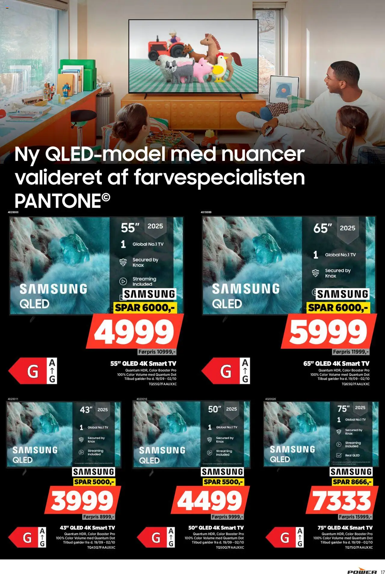 Power tilbudsavis – gyldig fra 19.09.2025 | Side: 17 | Produkter: Smart TV, TV