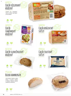 CHLÉB KRÁLOVSKÝ SVĚTLÝ, GLUTEN FREE ROYAL BREAD WHITE od 01.01.2025 | Strana: 36 | Produkty: Hamburger, Vegan, Burger, Chléb