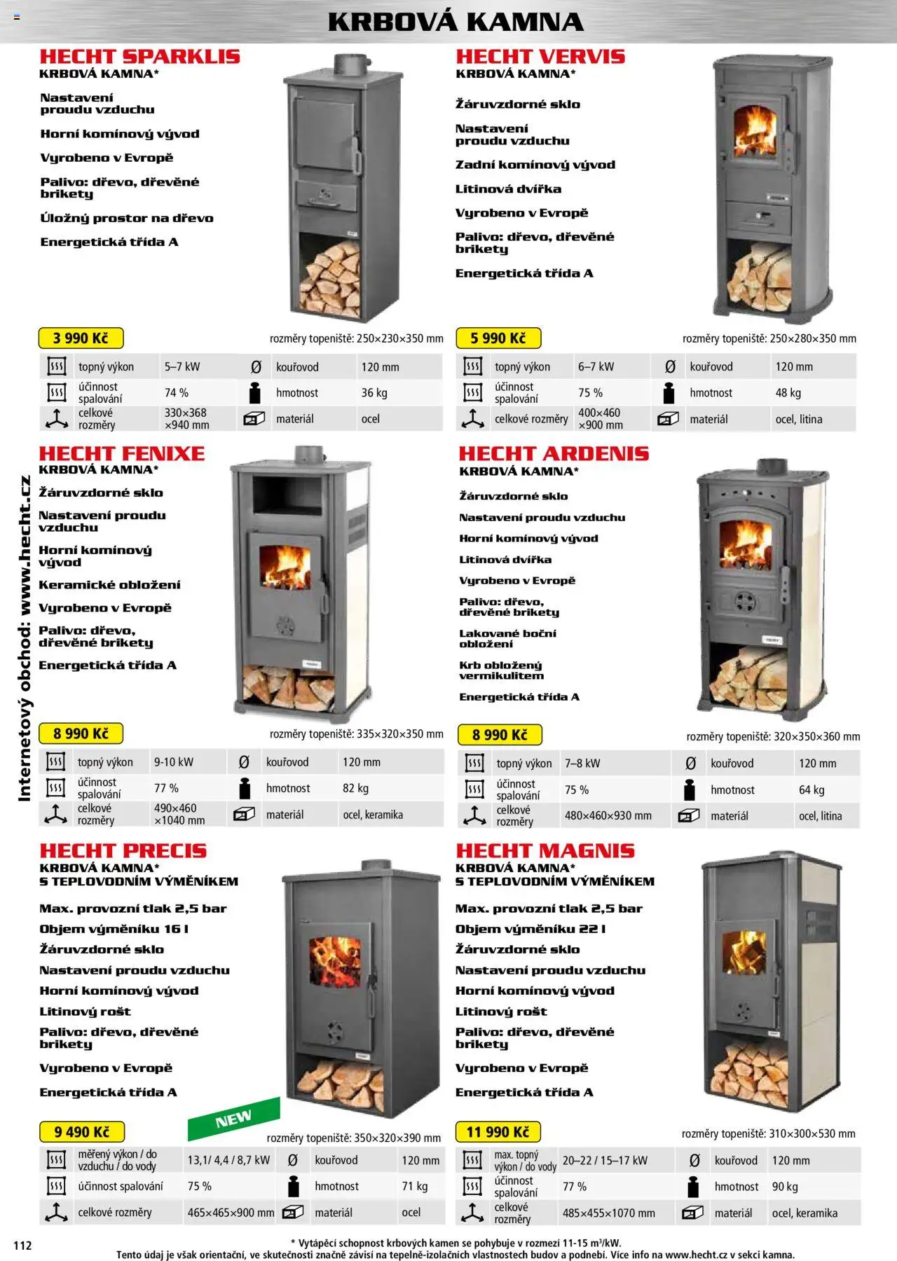 Hecht katalog - Jaro-léto 2025 od 22.04.2025 | Strana: 112 | Produkty: Dřevěné brikety, Hecht, Brikety, Rošt