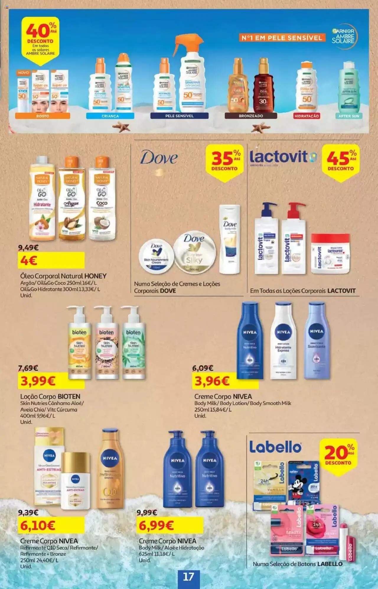 Auchan - Folheto Viagem e Praia │ válido de 02.06.2025 | Página: 17 | Produtos: Aveia, Curcuma, Óleo, Creme