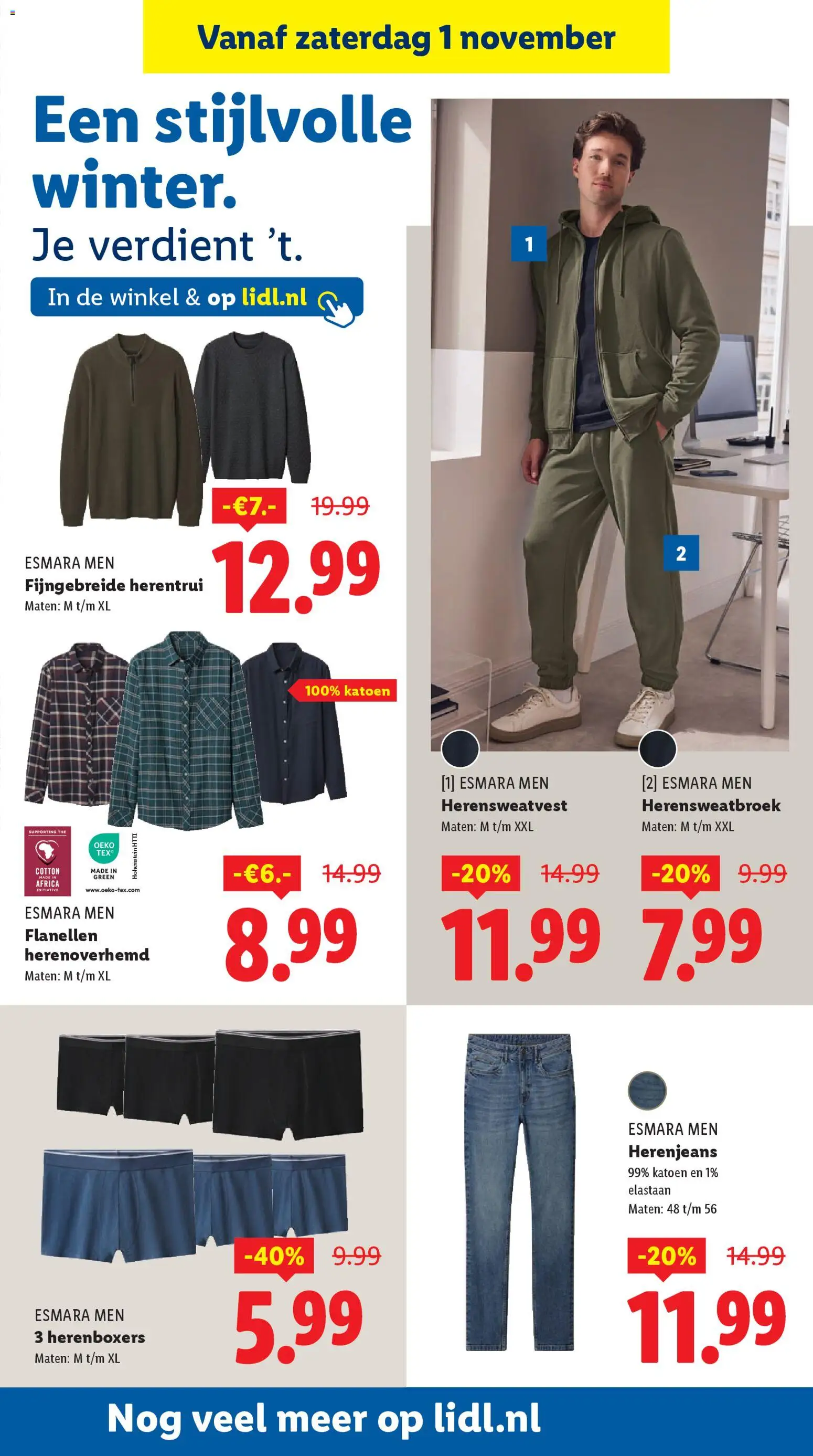 {H1} | Pagina: 11 | Producten: Shirt, Herenboxers, Boxers, Sweater