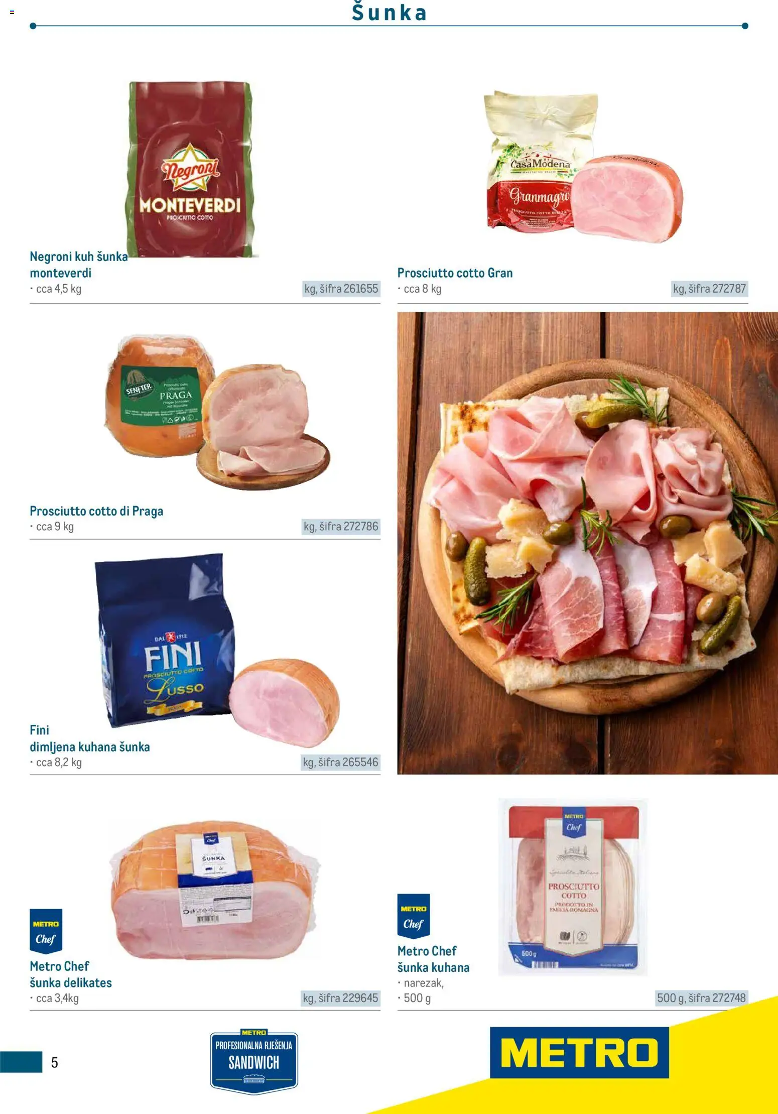 Metro katalog | vrijedi od 05.03.2026 | Stranica: 5 | Proizvodi: Šunka