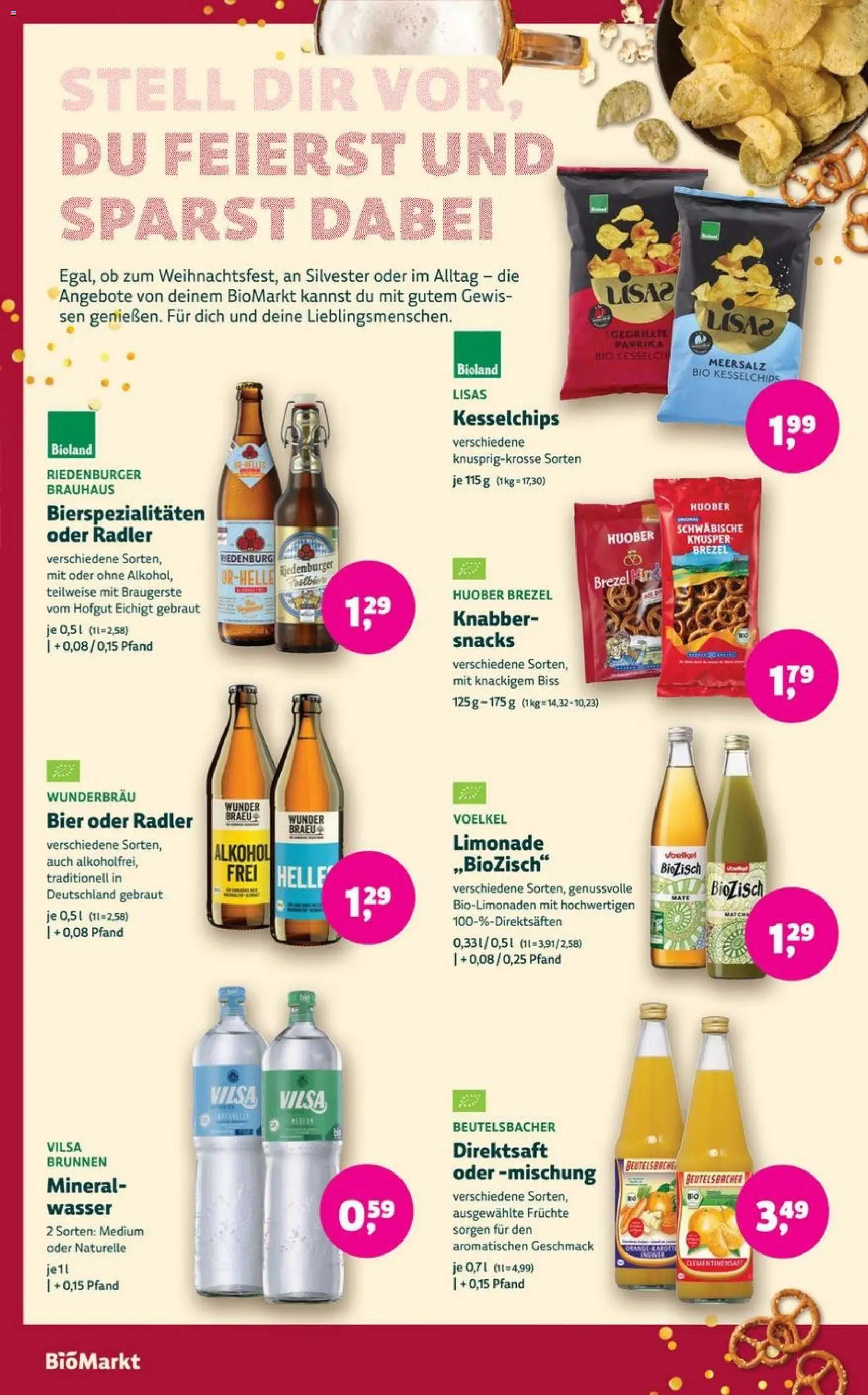 Denns BioMarkt Angebote – gültig ab 17.12.2025 | Seite: 14 | Produkte: Bier, Radler, Wasser, Paprika