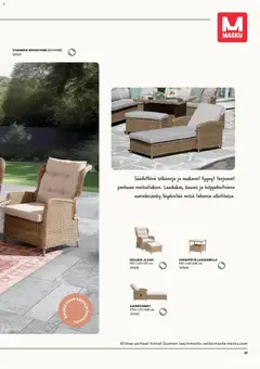 Masku-mainoslehti voimassa 09.03.2026 alkaen | Sivu: 47 | Tuotteet: Tyynyt, Rahi, Sohvapöytä, Sohvaryhmä