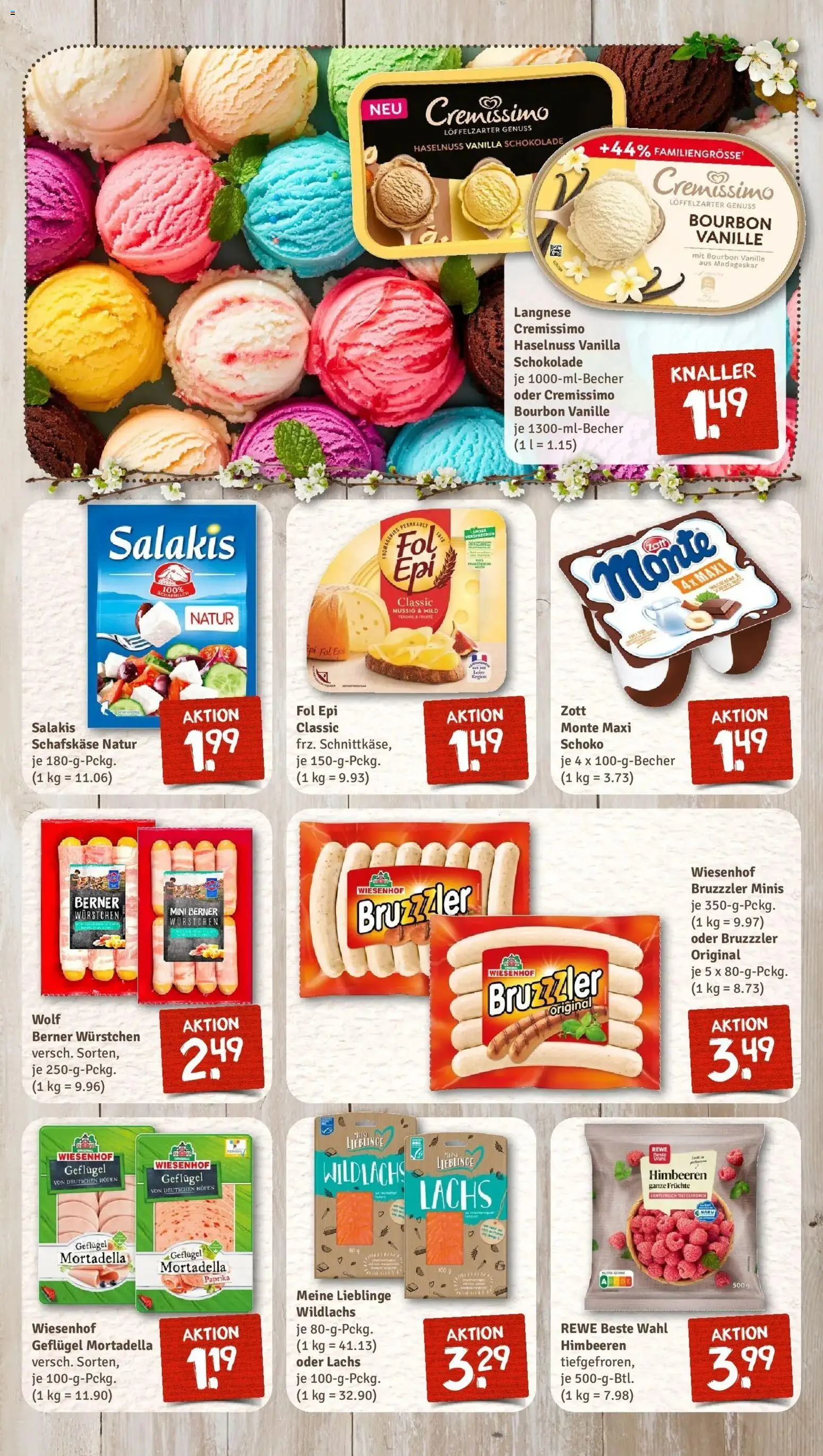 Rewe Prospekt Mannheim	 – gültig ab 30.03.2026 | Seite: 11 | Produkte: Himbeeren, Cremissimo, Schokolade, Schafskase