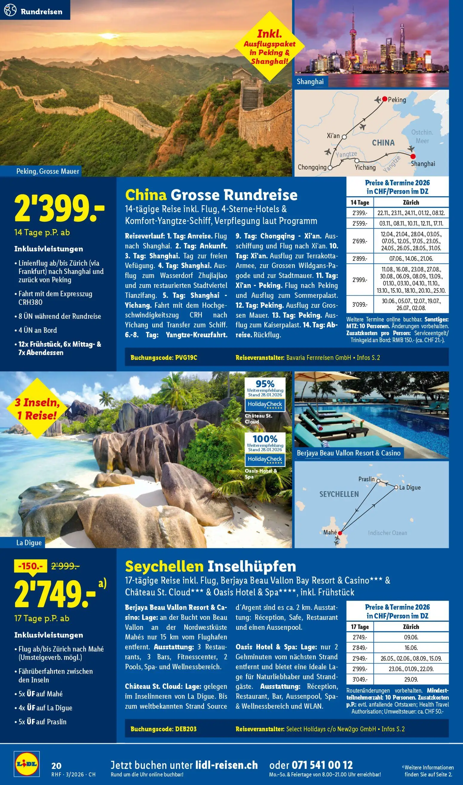 Lidl Aktionen Reisen März – gültig ab 28.02.2026 | Seite: 20 | Produkte: Uhr
