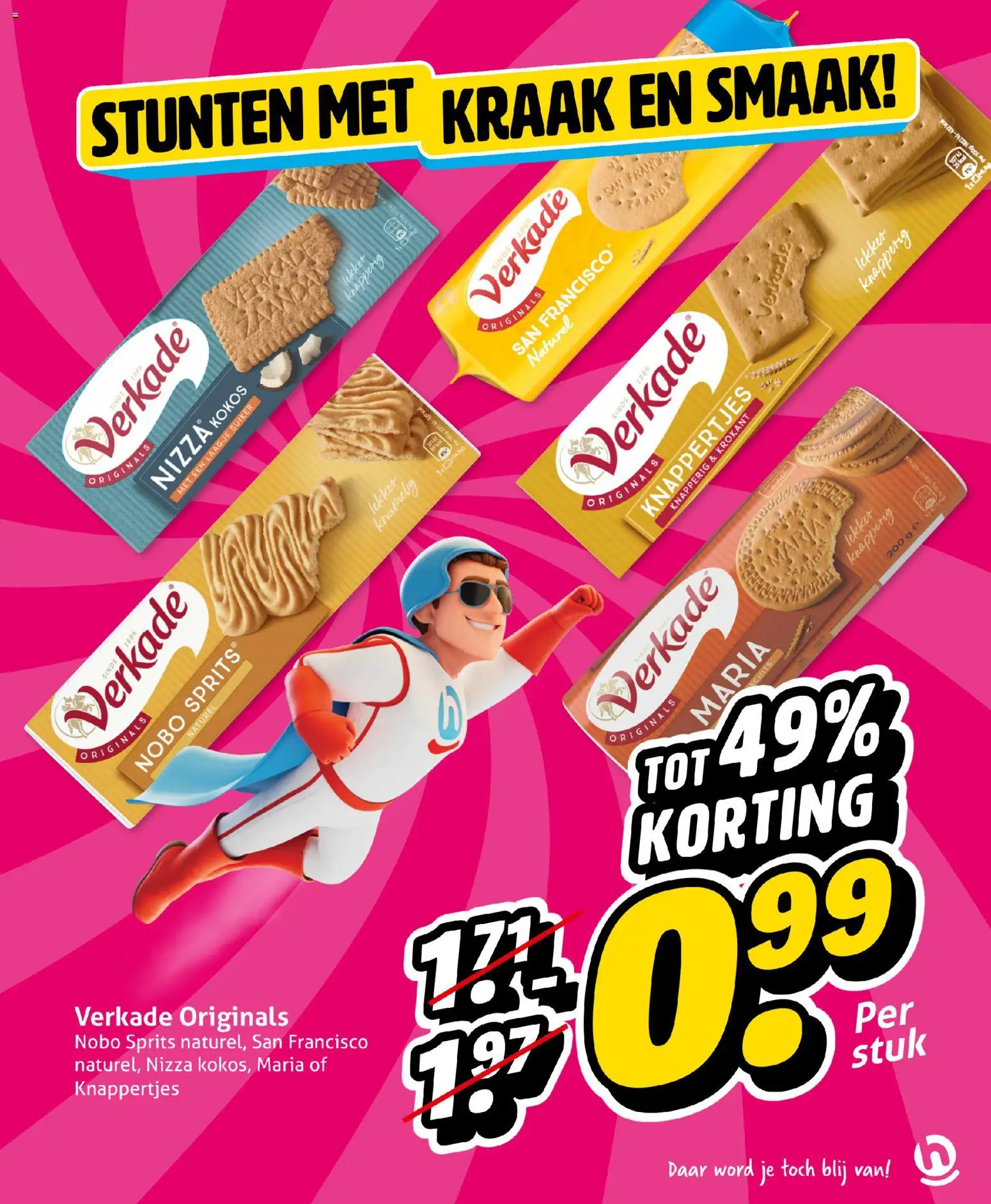 {H1} | Pagina: 9 | Producten: Waffelini