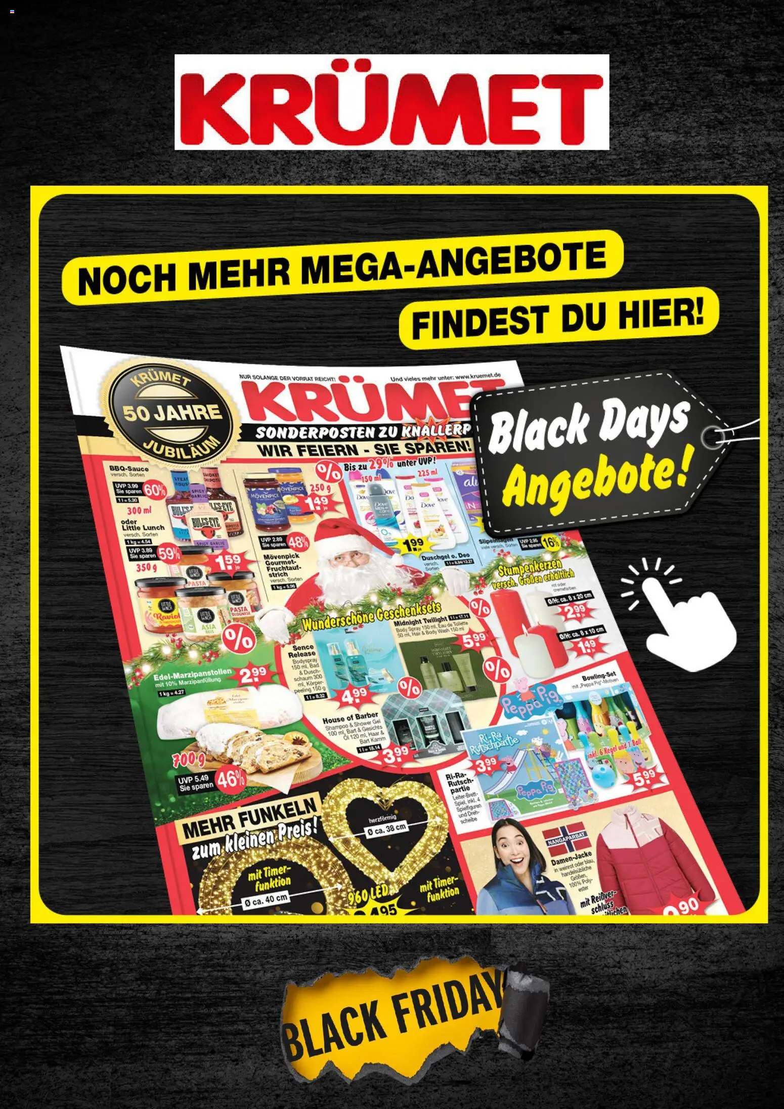 KRÜMET - Black Friday – gültig ab 28.11.2025 | Seite: 4 | Produkte: Eau de Toilette, Duschgel, Shower Gel, Pasta