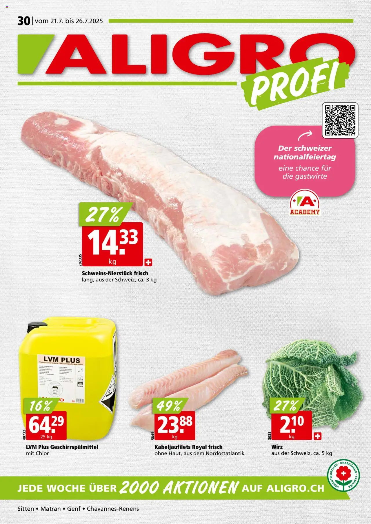 Aligro Aktionen ab 21.07.2025 | Seite: 1 | Produkte: Geschirrspülmittel