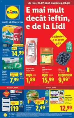Catalog Lidl – previzualizare al pliantului de la Lidl valabil de la 28.07.2025