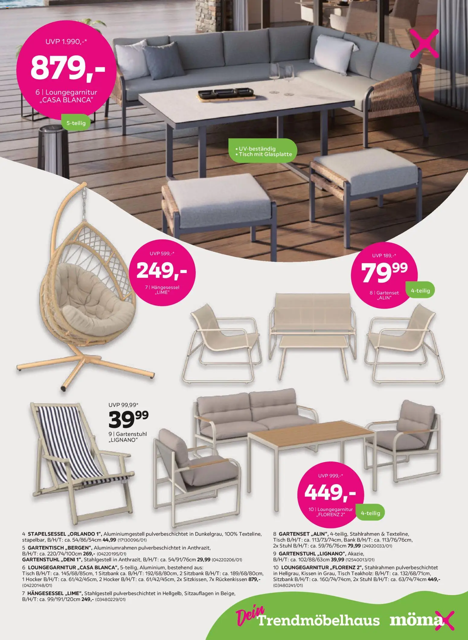 Mömax Prospekt aktuell gültig ab 07.04.2026 | Seite: 15 | Produkte: Kissen, Tisch, Stuhl