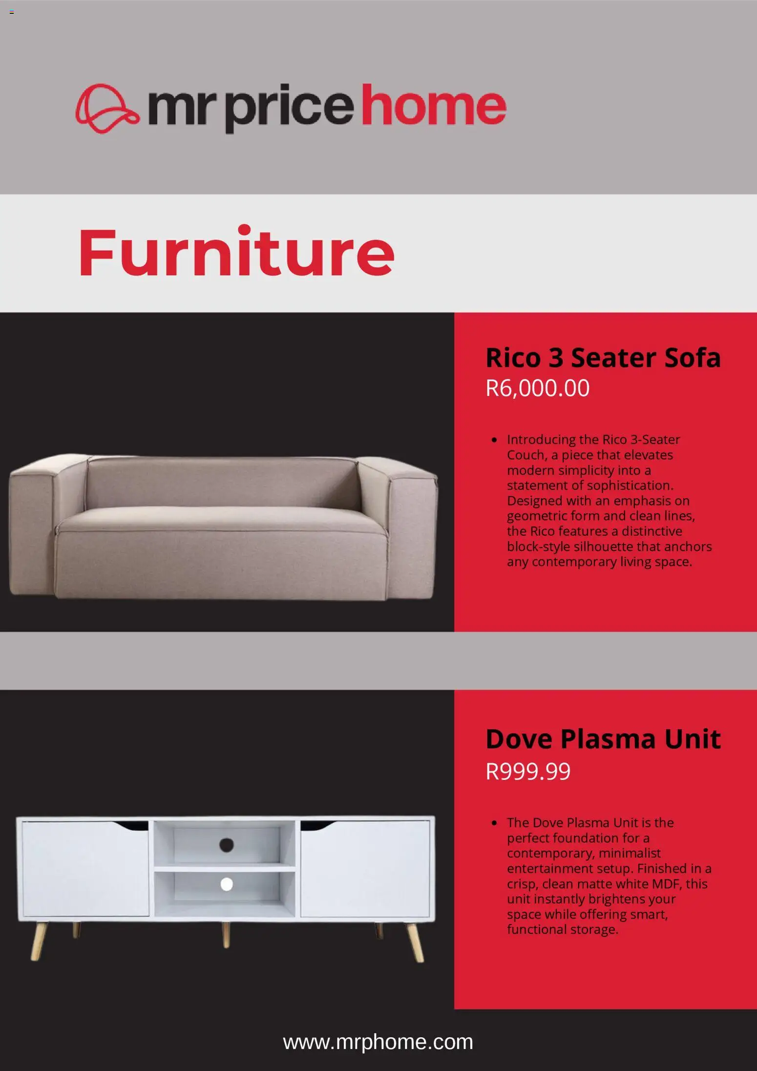 New MRP Home catalogue – valid from 03.11.2025 | Page: 9 | Products: Seater, Sofa, Plasma unit, Foundation