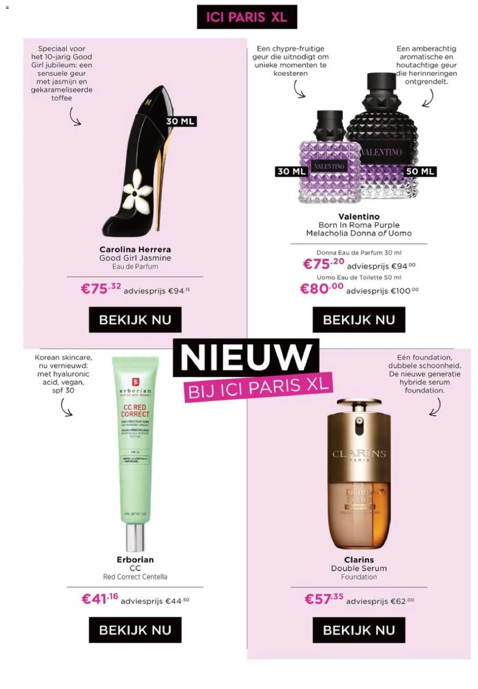 {H1} | Pagina: 16 | Producten: Foundation, Parfum, Geur, Eau de toilette