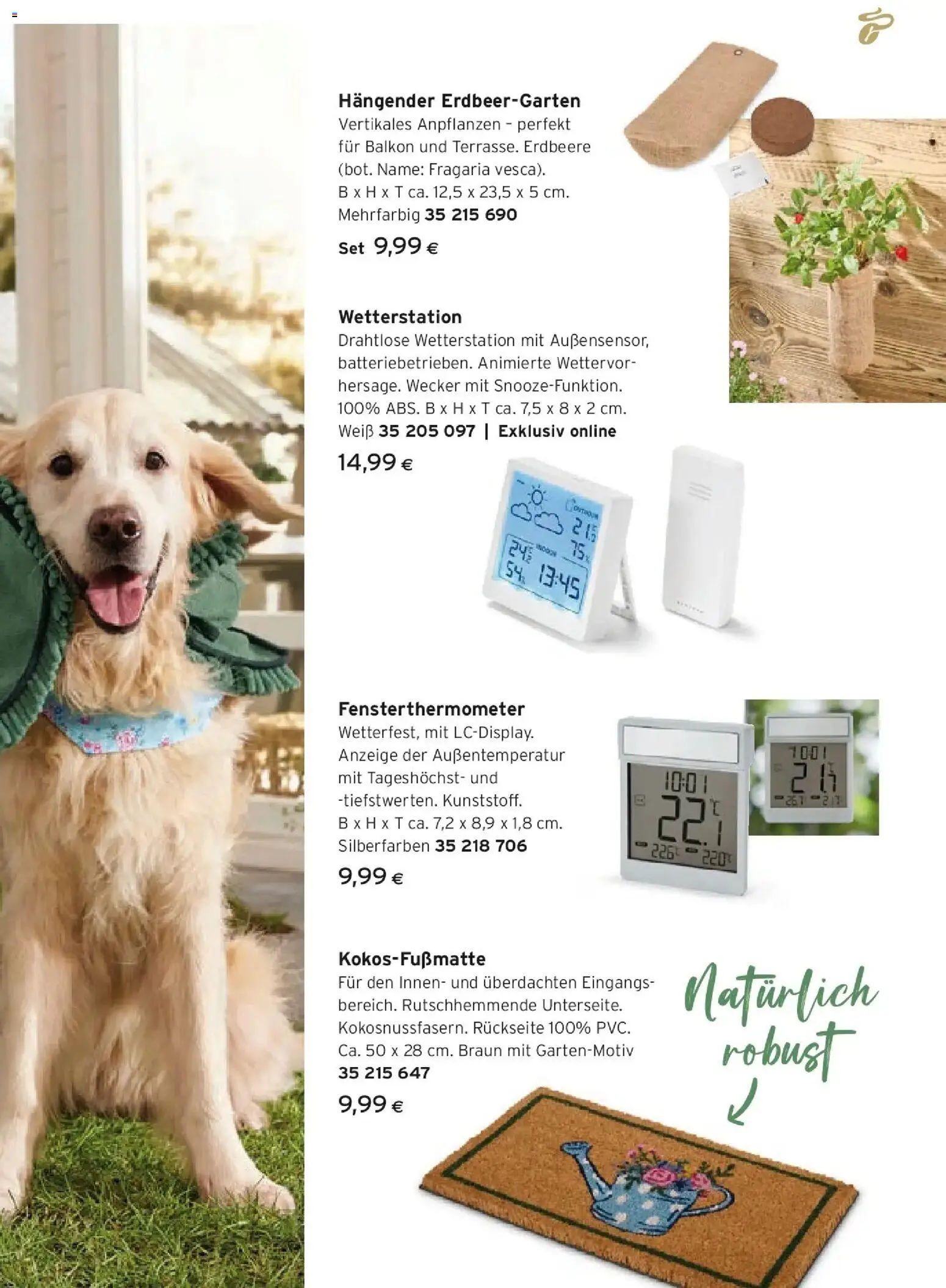 Tchibo Eduscho Tchibo Magazin gültig ab 01.04.2026 | Seite: 13 | Produkte: Wecker, Wetterstation