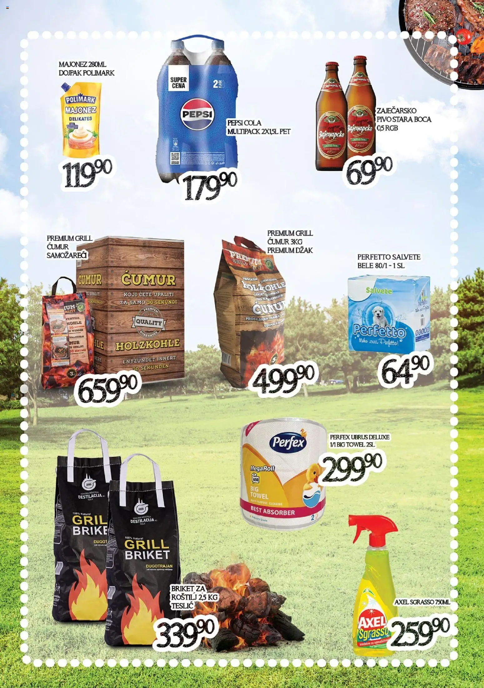 Medius katalog - važi od 15.04.2026 | Strana: 4 | Proizvode: Briket, Salvete, So, Pepsi