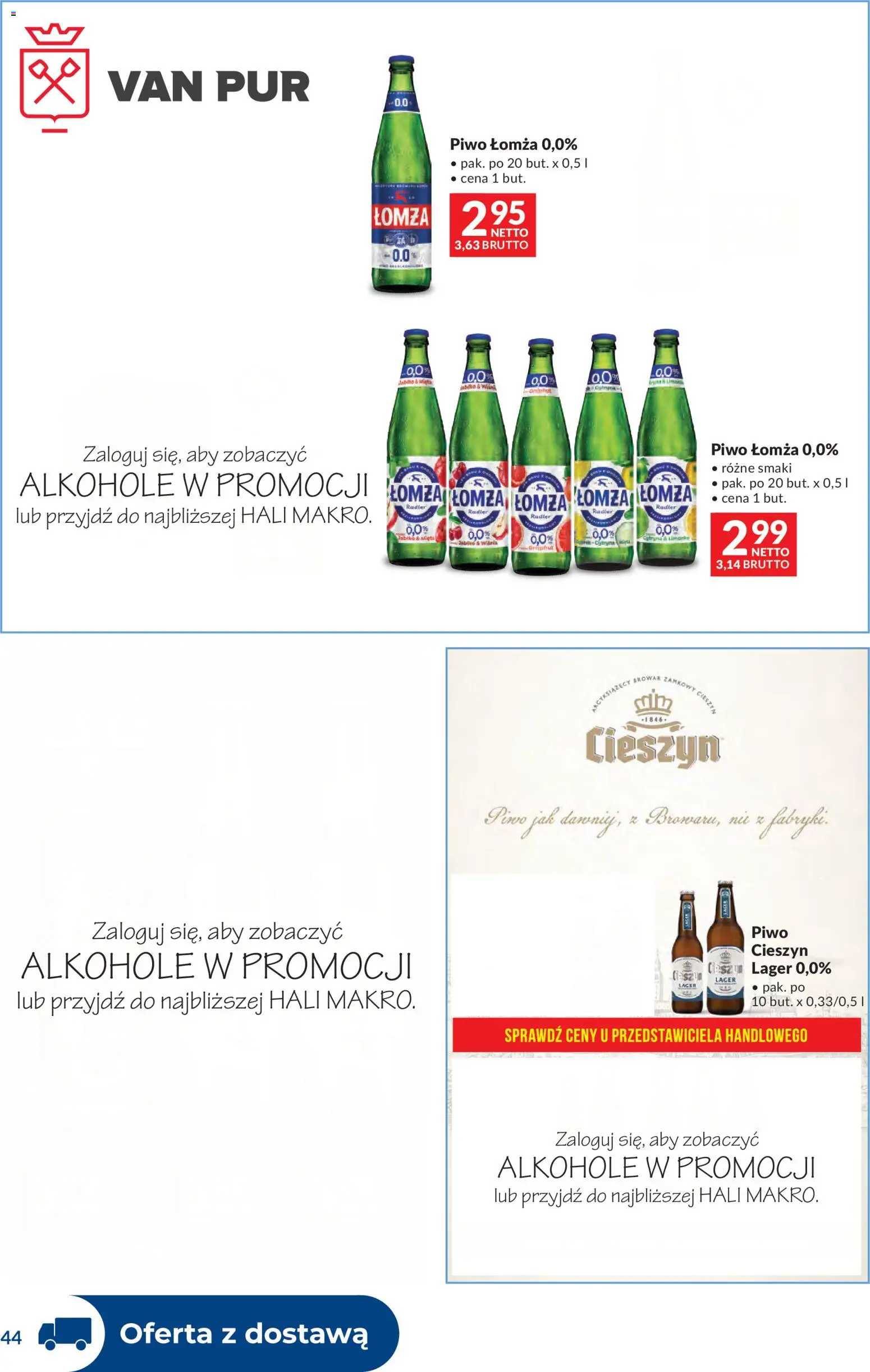 Makro Gazetka - Dystrybucja do sklepów od 20.01.2026 | Strona: 44 | Produkty: Cytryna, Limonka, Piwo