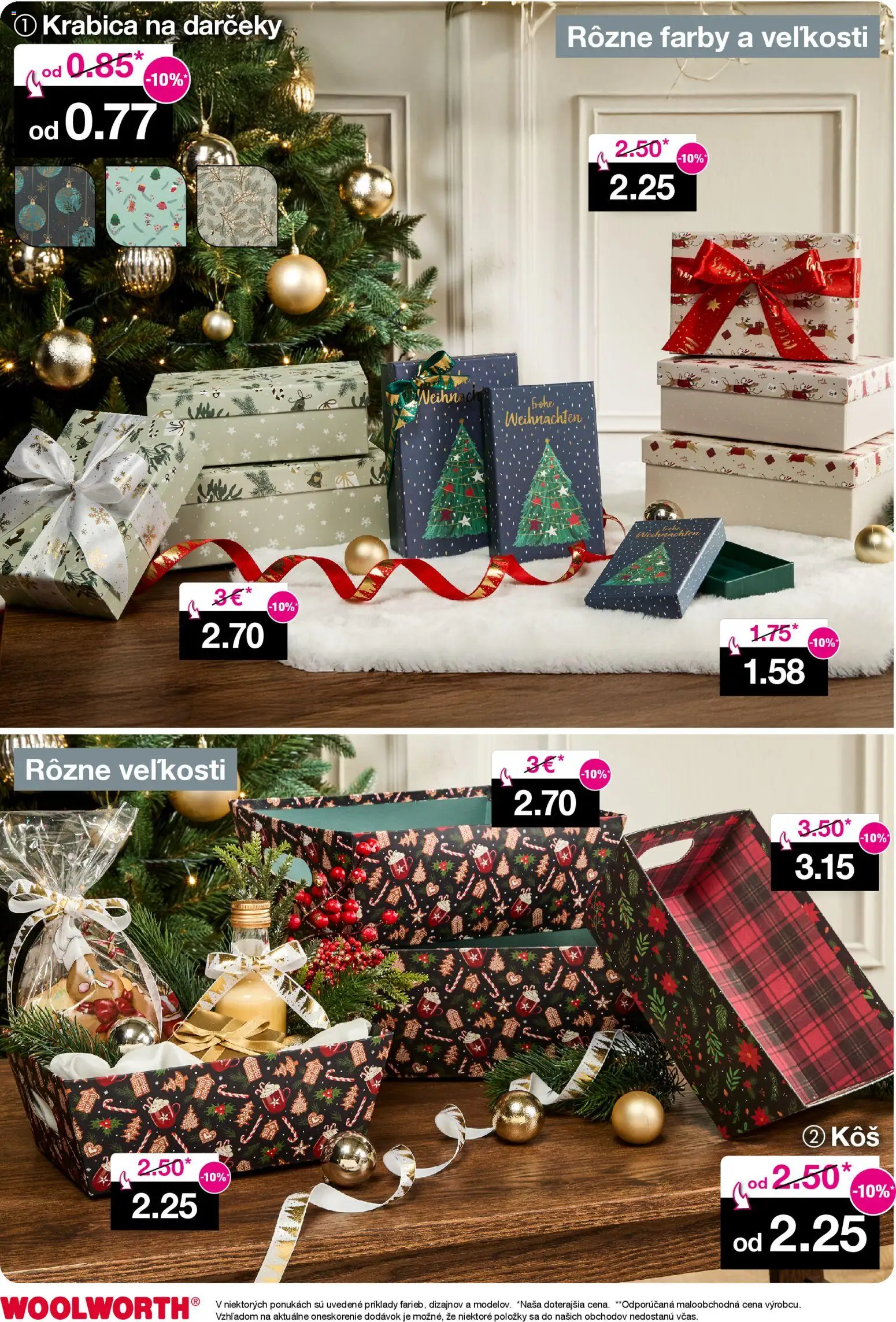 Nové Woolworth akcie – leták je platný od 05.12.2025 | Strana: 15 | Produkty: Kôš