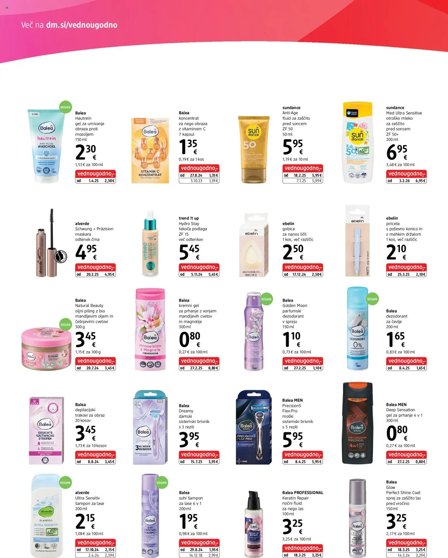 Novi DM Drogerie Markt katalog ponudbe – veljaven od 20.04.2026 | Stran: 2 | Izdelki: Kos, Gobica, Sampon, Mleko