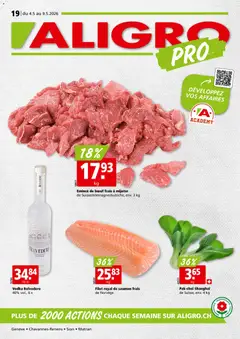 Aligro aktionen Chavannes, Matran, Genève, Sion ab 04.05.2026 gültig