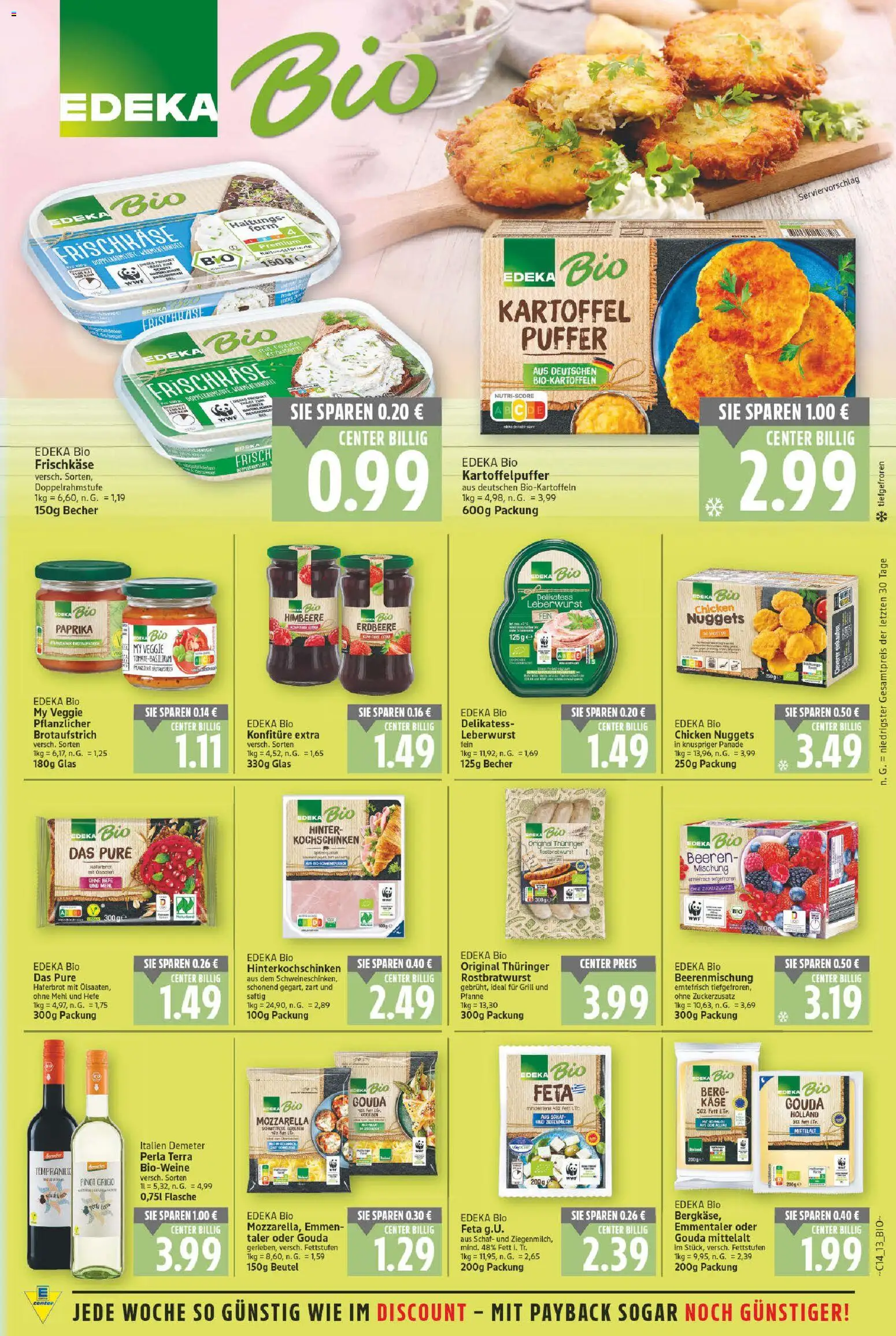 E center Prospekt 	 – gültig ab 30.03.2026 | Seite: 13 | Produkte: Feta, Käse, Gouda, Frischkase